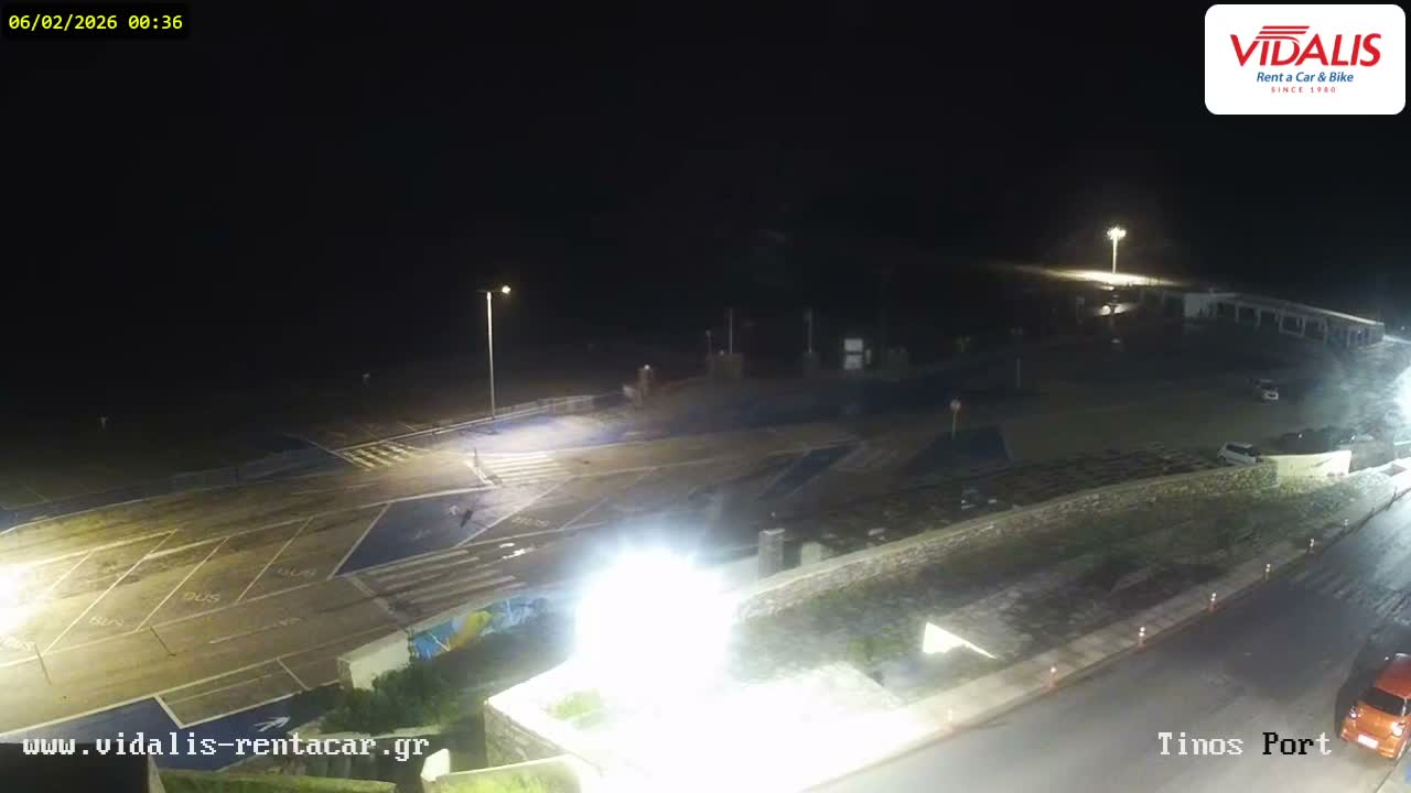 Tinos Port Live Cam - Tinos, Cyclades, South Aegean (Periféreia Notíou Aigaíou), Greece