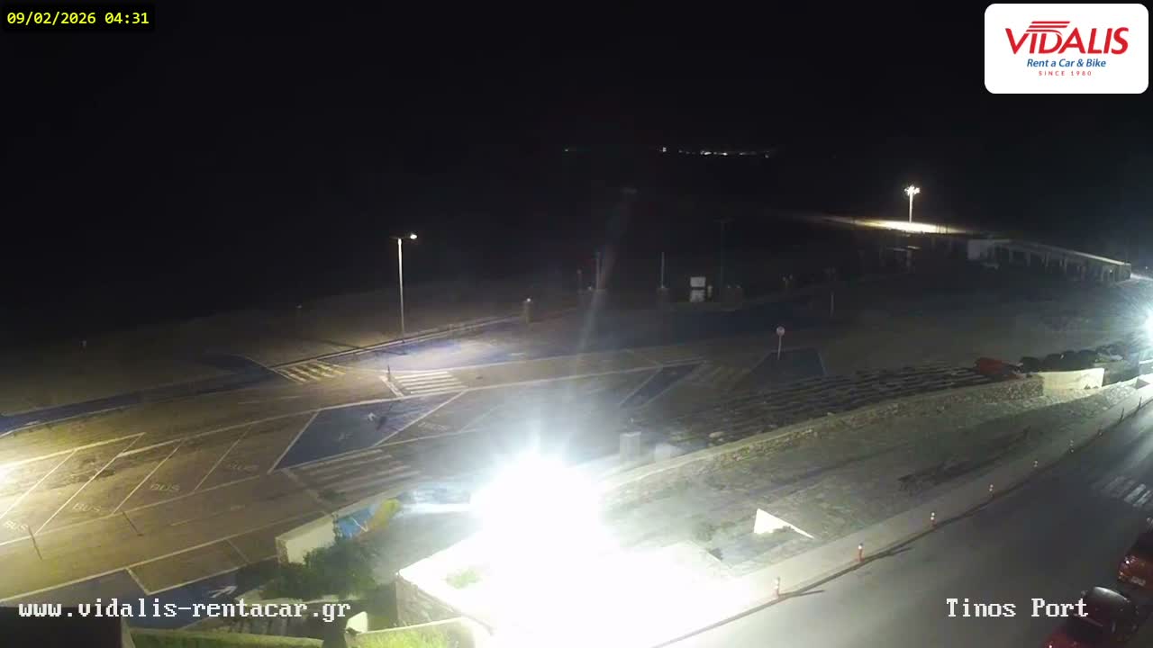 Tinos Port Live Cam - Tinos, Cyclades, South Aegean (Periféreia Notíou Aigaíou), Greece