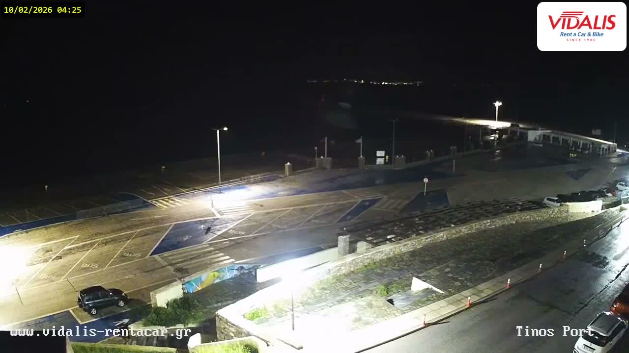 Tinos Port Live Cam - Tinos, Cyclades, South Aegean (Periféreia Notíou Aigaíou), Greece