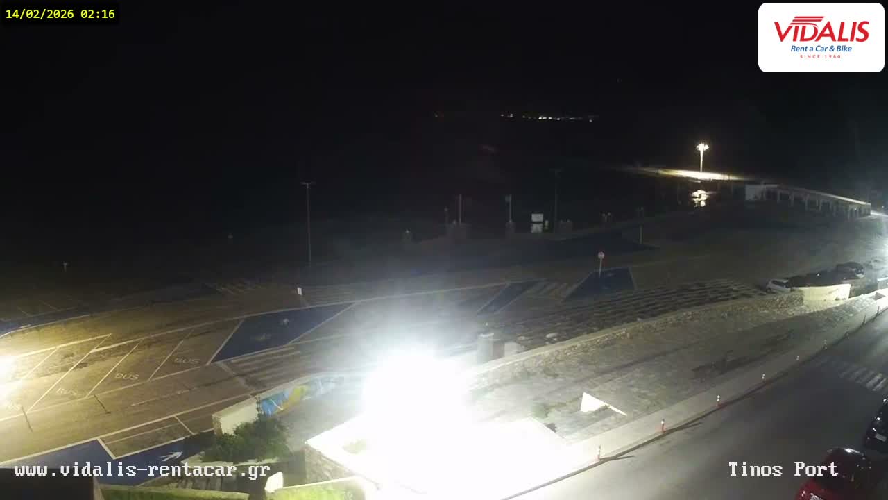 Tinos Port Live Cam - Tinos, Cyclades, South Aegean (Periféreia Notíou Aigaíou), Greece