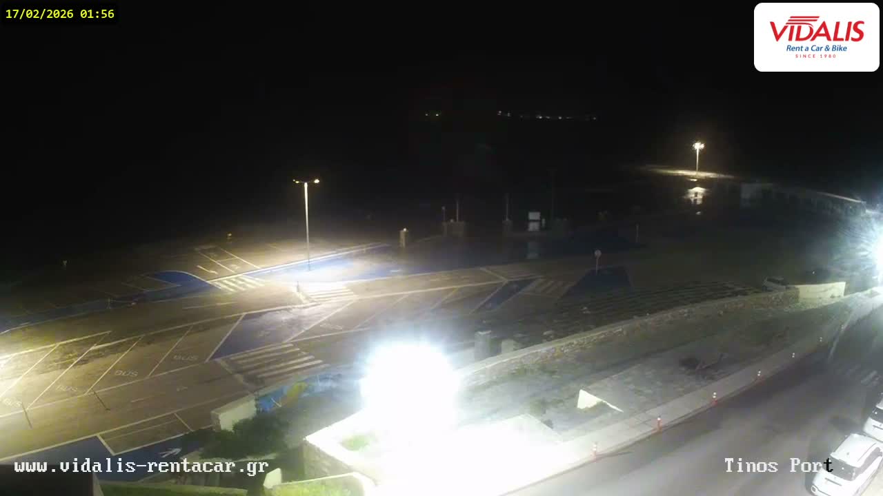 Tinos Port Live Cam - Tinos, Cyclades, South Aegean (Periféreia Notíou Aigaíou), Greece