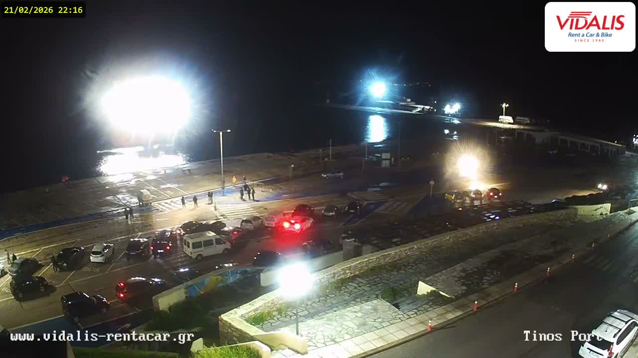 Tinos Port Live Cam - Tinos, Cyclades, South Aegean (Periféreia Notíou Aigaíou), Greece