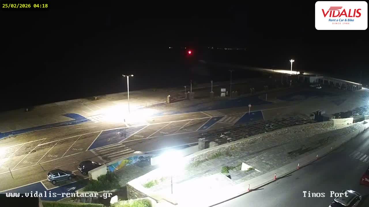 Tinos Port Live Cam - Tinos, Cyclades, South Aegean (Periféreia Notíou Aigaíou), Greece
