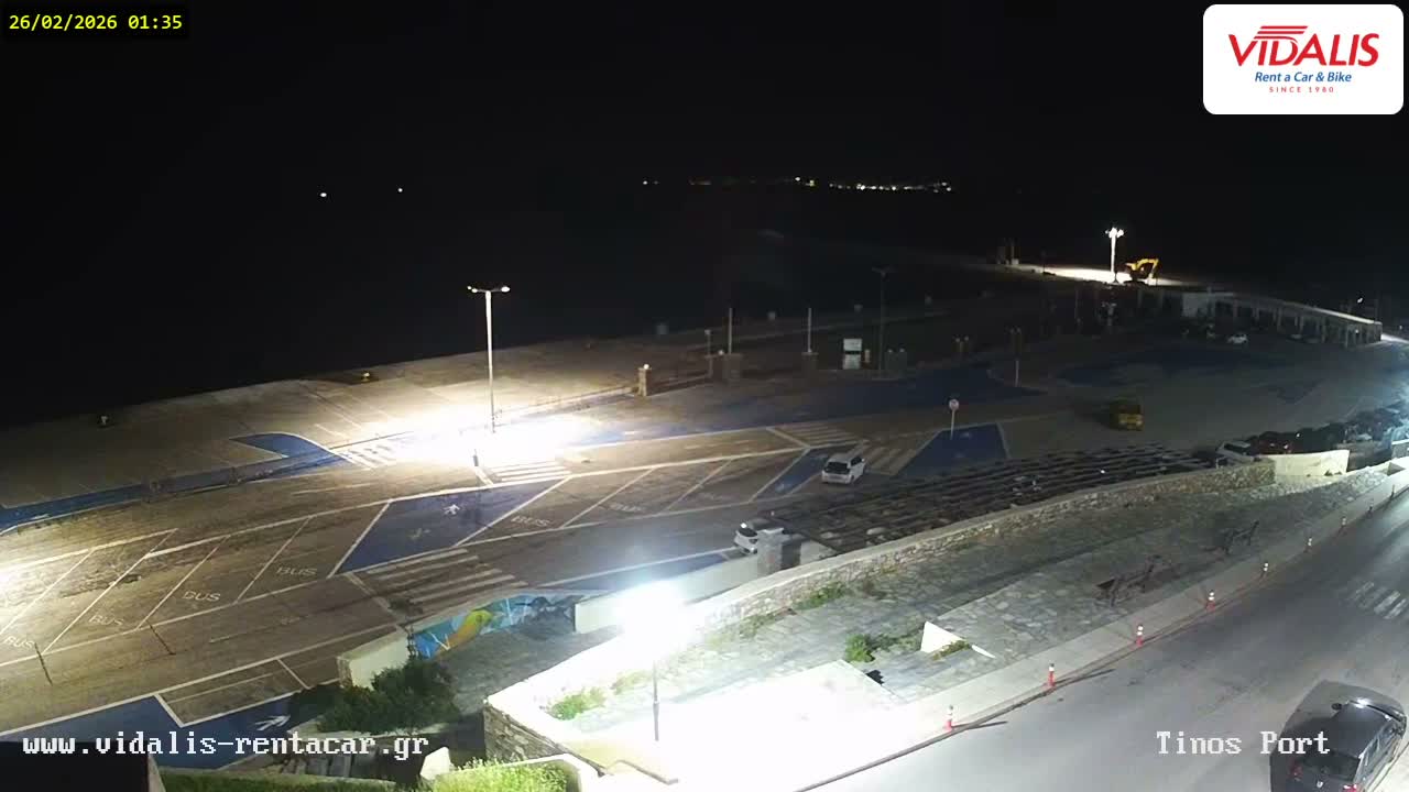 Tinos Port Live Cam - Tinos, Cyclades, South Aegean (Periféreia Notíou Aigaíou), Greece