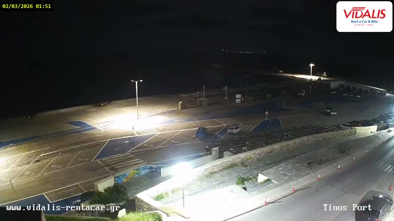 Tinos Port Live Cam - Tinos, Cyclades, South Aegean (Periféreia Notíou Aigaíou), Greece