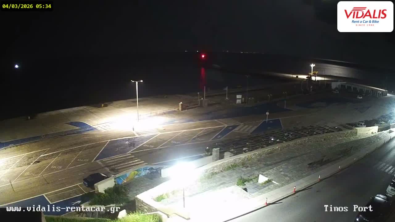 Tinos Port Live Cam - Tinos, Cyclades, South Aegean (Periféreia Notíou Aigaíou), Greece