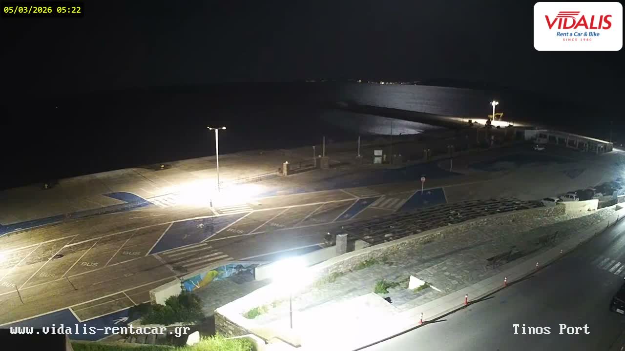 Tinos Port Live Cam - Tinos, Cyclades, South Aegean (Periféreia Notíou Aigaíou), Greece