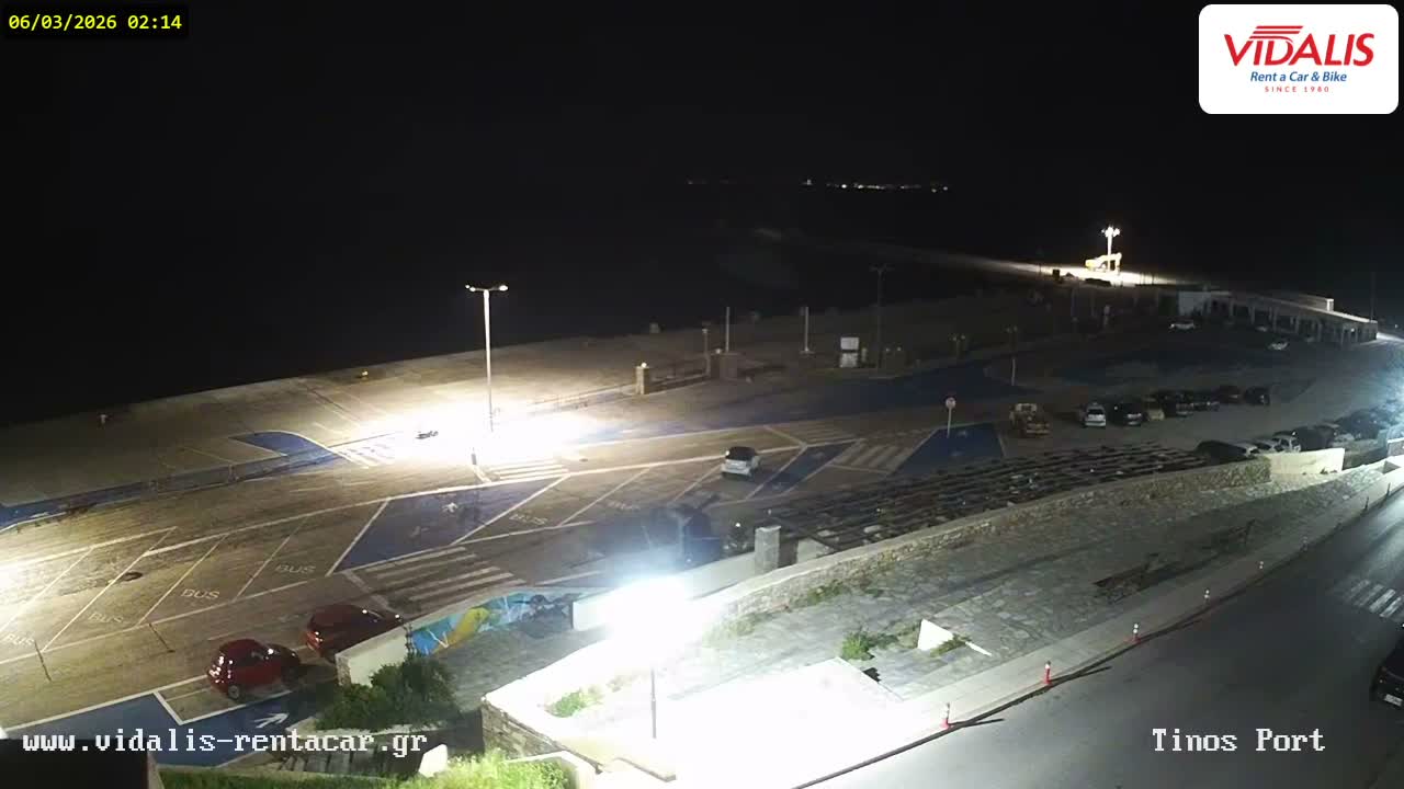 Tinos Port Live Cam - Tinos, Cyclades, South Aegean (Periféreia Notíou Aigaíou), Greece