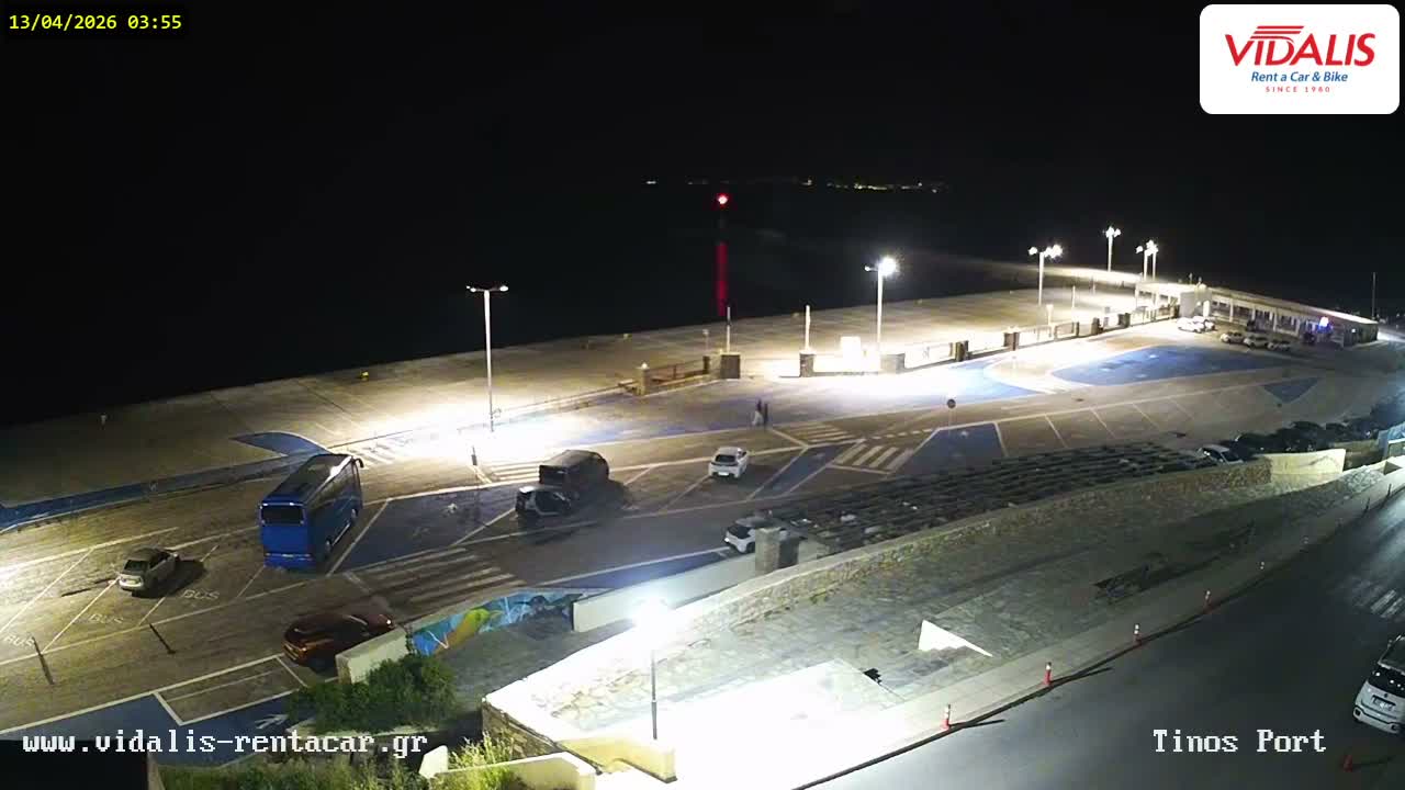 Tinos Port Live Cam - Tinos, Cyclades, South Aegean (Periféreia Notíou Aigaíou), Greece