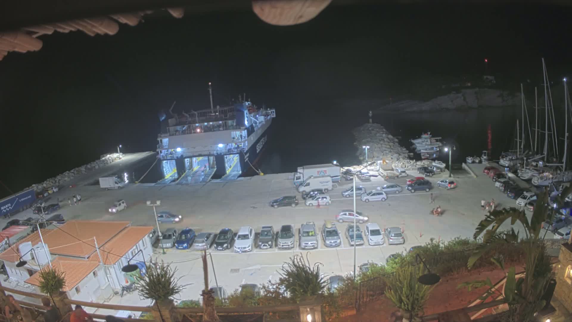 Patitiri, Alonnisos Commercial Port Live Cam - Pattiri, Alonnisos, Sporades, Thessaly & Central Greece (Thessalía), Greece