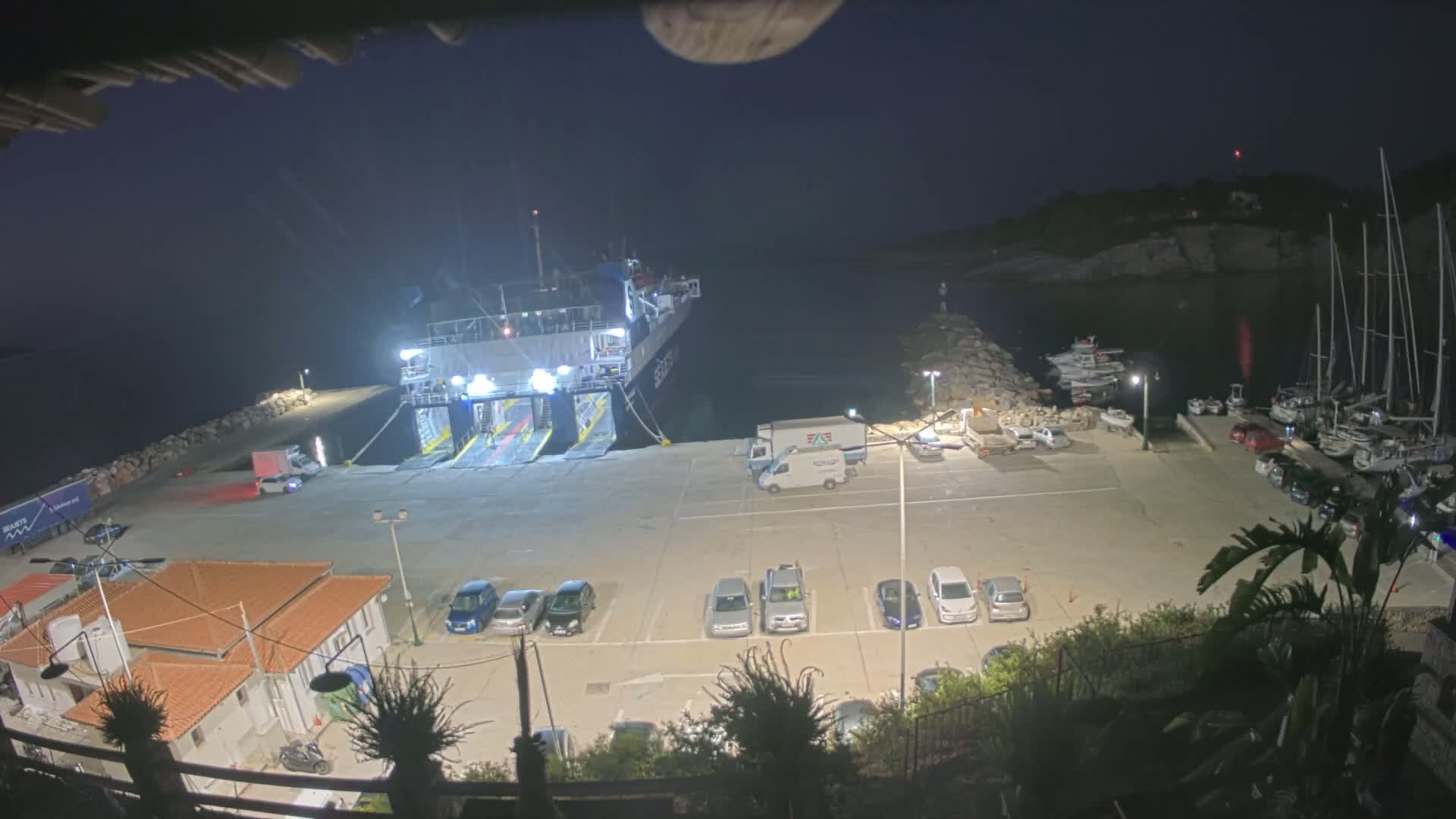Patitiri, Alonnisos Commercial Port Live Cam - Pattiri, Alonnisos, Sporades, Thessaly & Central Greece (Thessalía), Greece