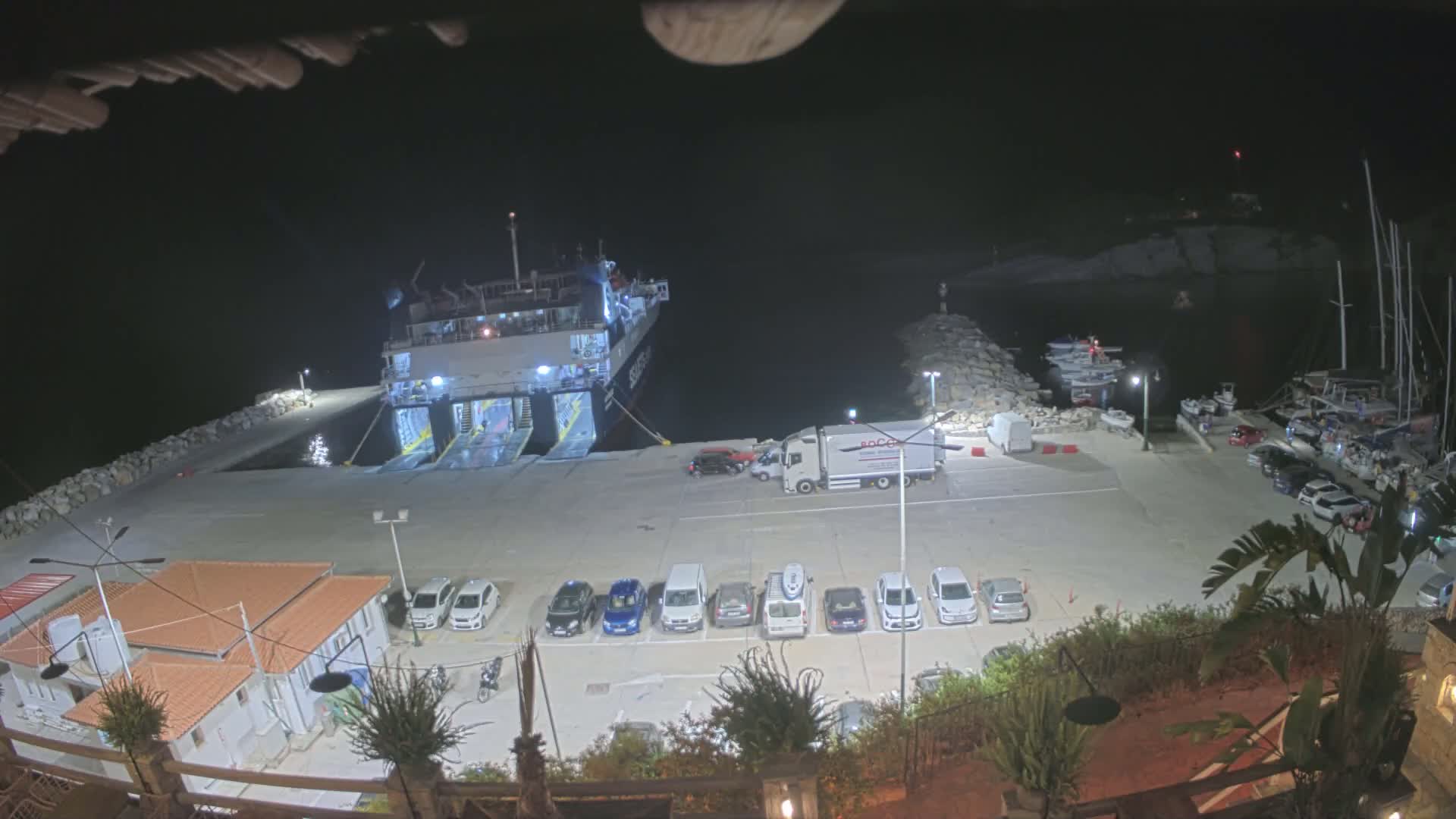 Patitiri, Alonnisos Commercial Port Live Cam - Pattiri, Alonnisos, Sporades, Thessaly & Central Greece (Thessalía), Greece