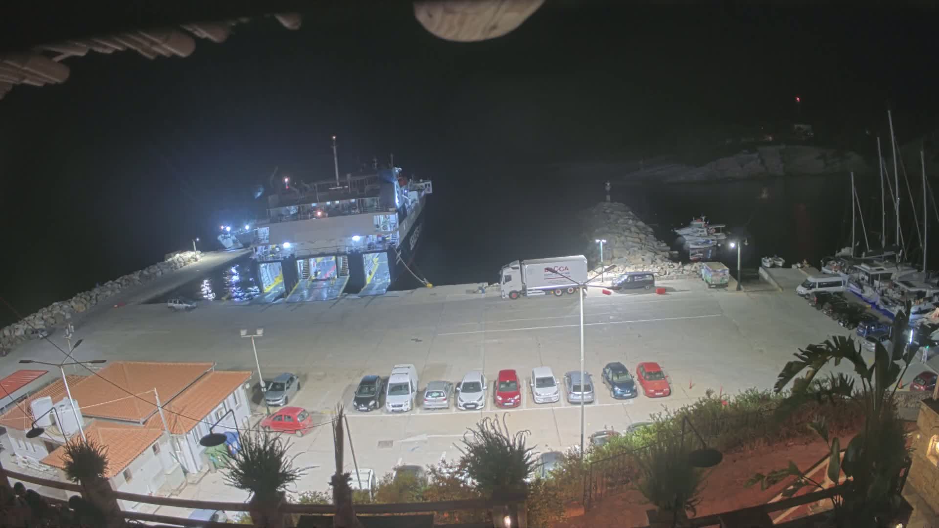 Patitiri, Alonnisos Commercial Port Live Cam - Pattiri, Alonnisos, Sporades, Thessaly & Central Greece (Thessalía), Greece