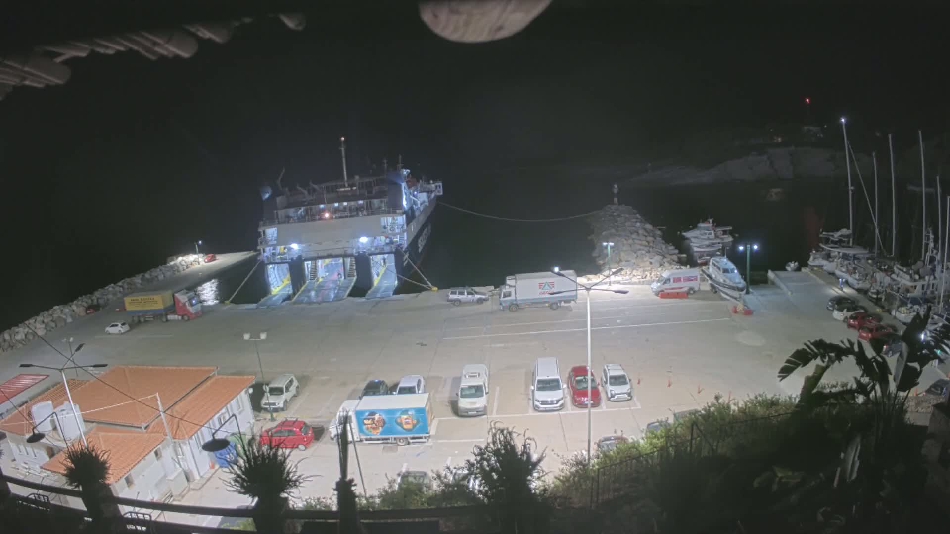 Patitiri, Alonnisos Commercial Port Live Cam - Pattiri, Alonnisos, Sporades, Thessaly & Central Greece (Thessalía), Greece