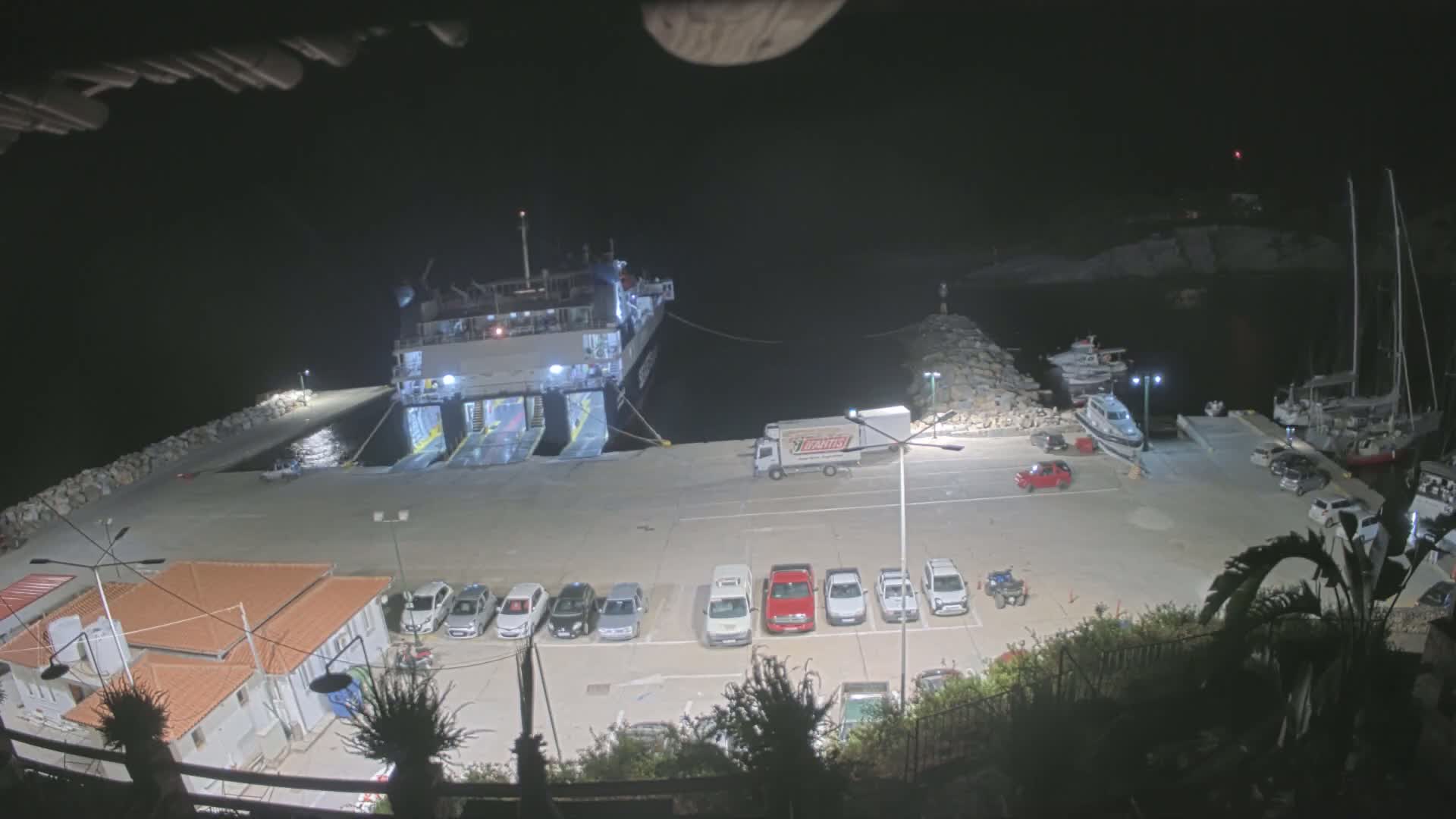 Patitiri, Alonnisos Commercial Port Live Cam - Pattiri, Alonnisos, Sporades, Thessaly & Central Greece (Thessalía), Greece