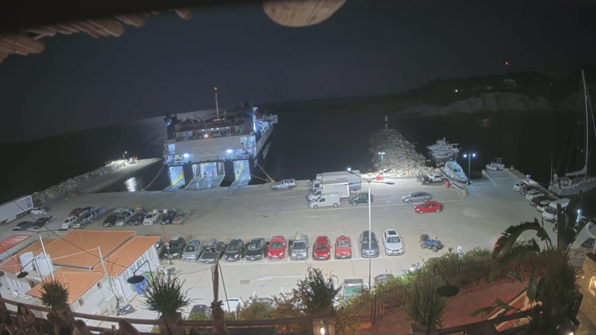 Patitiri, Alonnisos Commercial Port Live Cam - Pattiri, Alonnisos, Sporades, Thessaly & Central Greece (Thessalía), Greece
