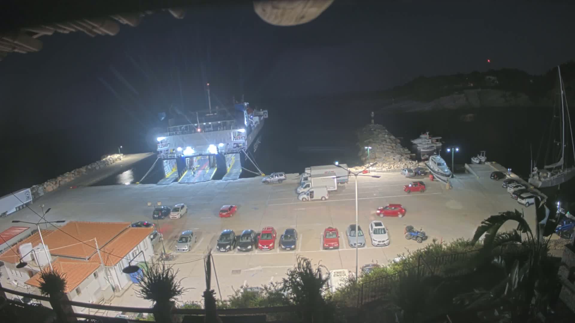 Patitiri, Alonnisos Commercial Port Live Cam - Pattiri, Alonnisos, Sporades, Thessaly & Central Greece (Thessalía), Greece