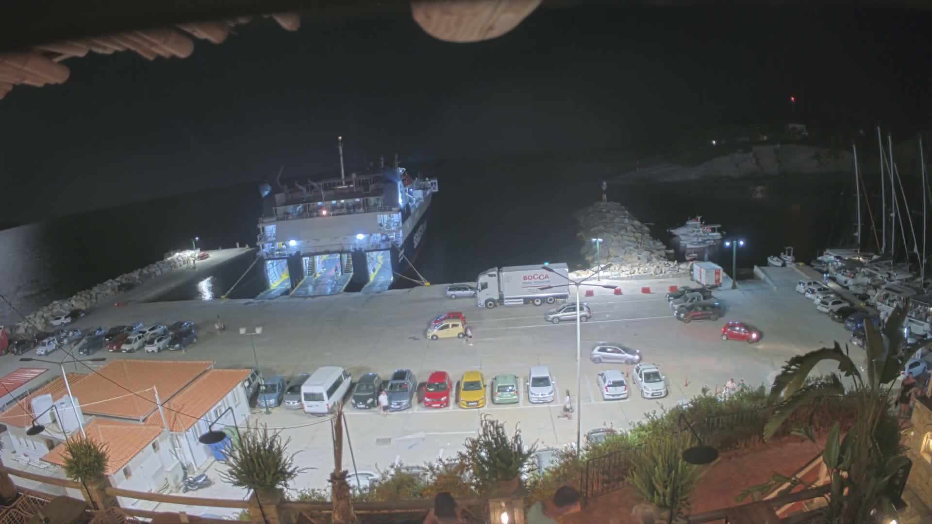 Patitiri, Alonnisos Commercial Port Live Cam - Pattiri, Alonnisos, Sporades, Thessaly & Central Greece (Thessalía), Greece
