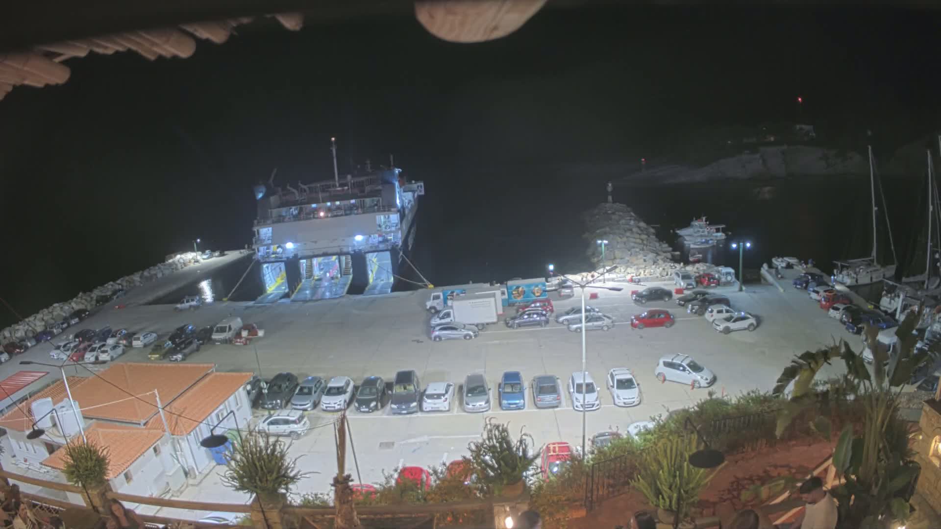 Patitiri, Alonnisos Commercial Port Live Cam - Pattiri, Alonnisos, Sporades, Thessaly & Central Greece (Thessalía), Greece