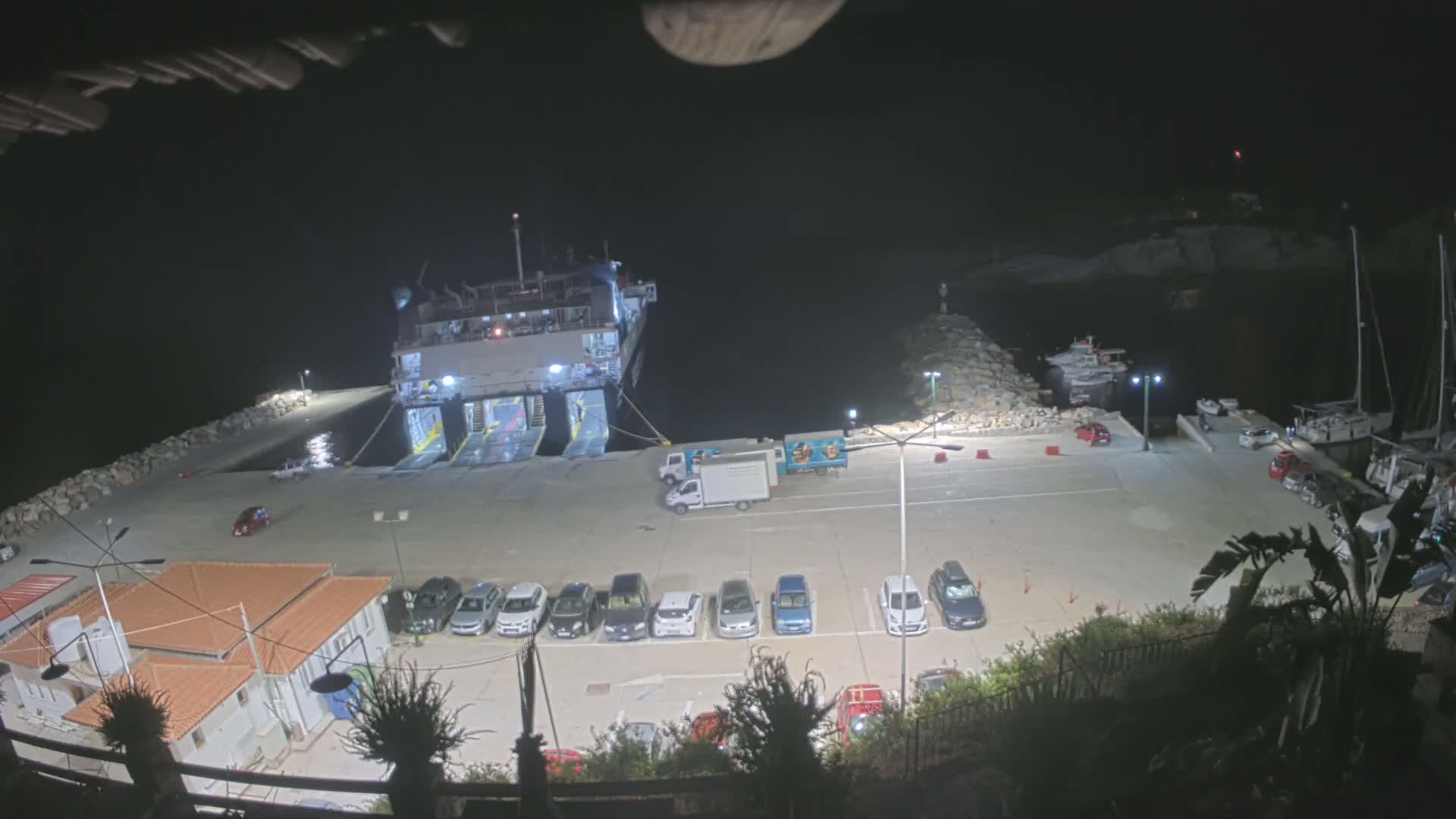 Patitiri, Alonnisos Commercial Port Live Cam - Pattiri, Alonnisos, Sporades, Thessaly & Central Greece (Thessalía), Greece