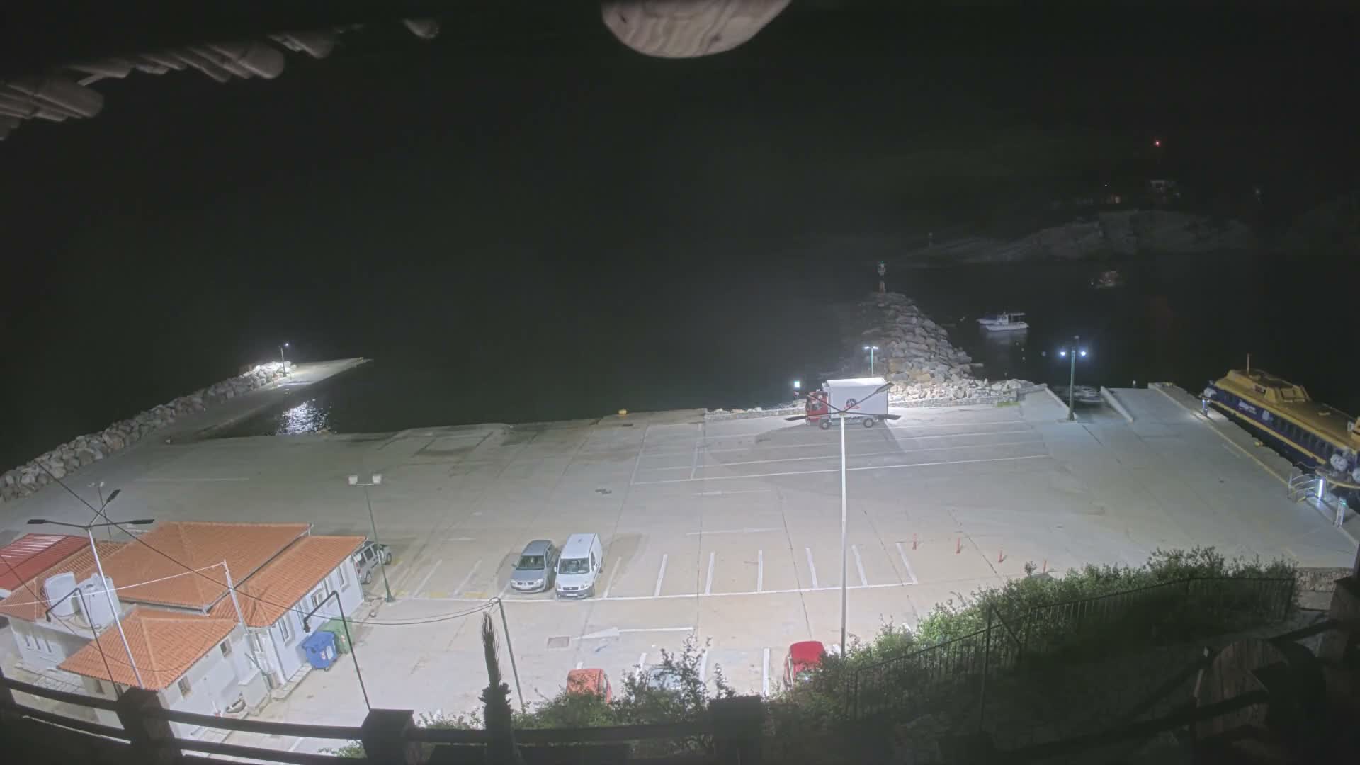 Patitiri, Alonnisos Commercial Port Live Cam - Pattiri, Alonnisos, Sporades, Thessaly & Central Greece (Thessalía), Greece