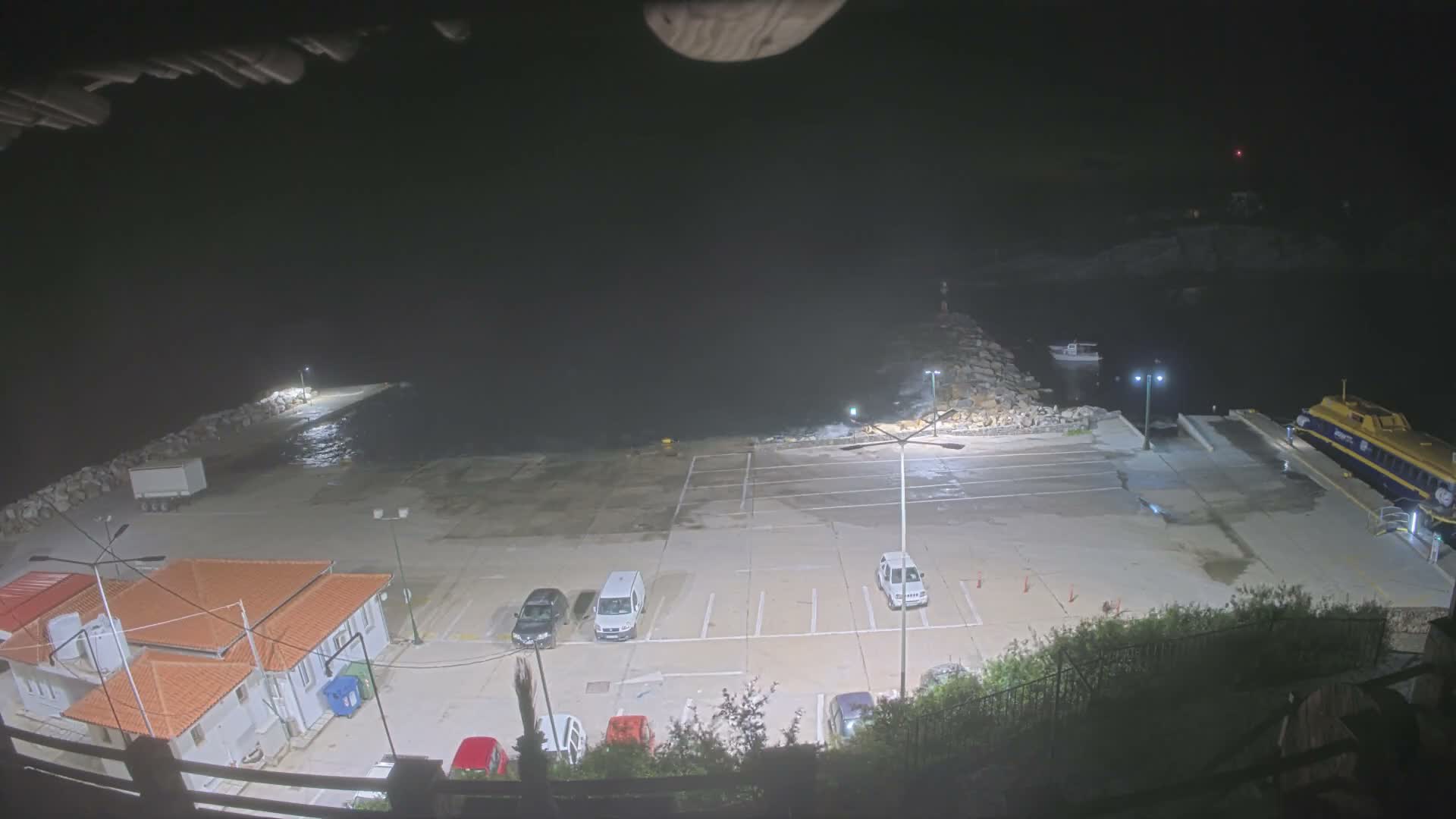 Patitiri, Alonnisos Commercial Port Live Cam - Pattiri, Alonnisos, Sporades, Thessaly & Central Greece (Thessalía), Greece