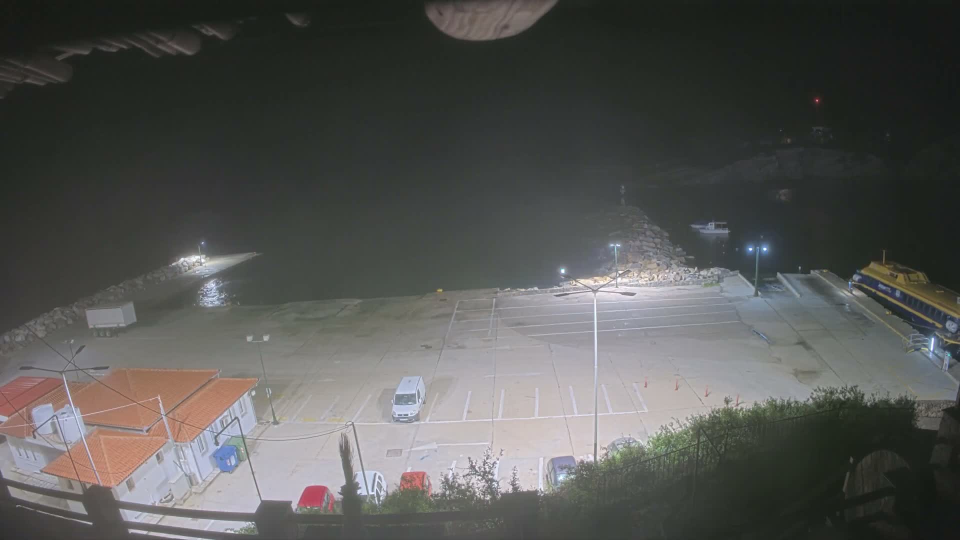 Patitiri, Alonnisos Commercial Port Live Cam - Pattiri, Alonnisos, Sporades, Thessaly & Central Greece (Thessalía), Greece