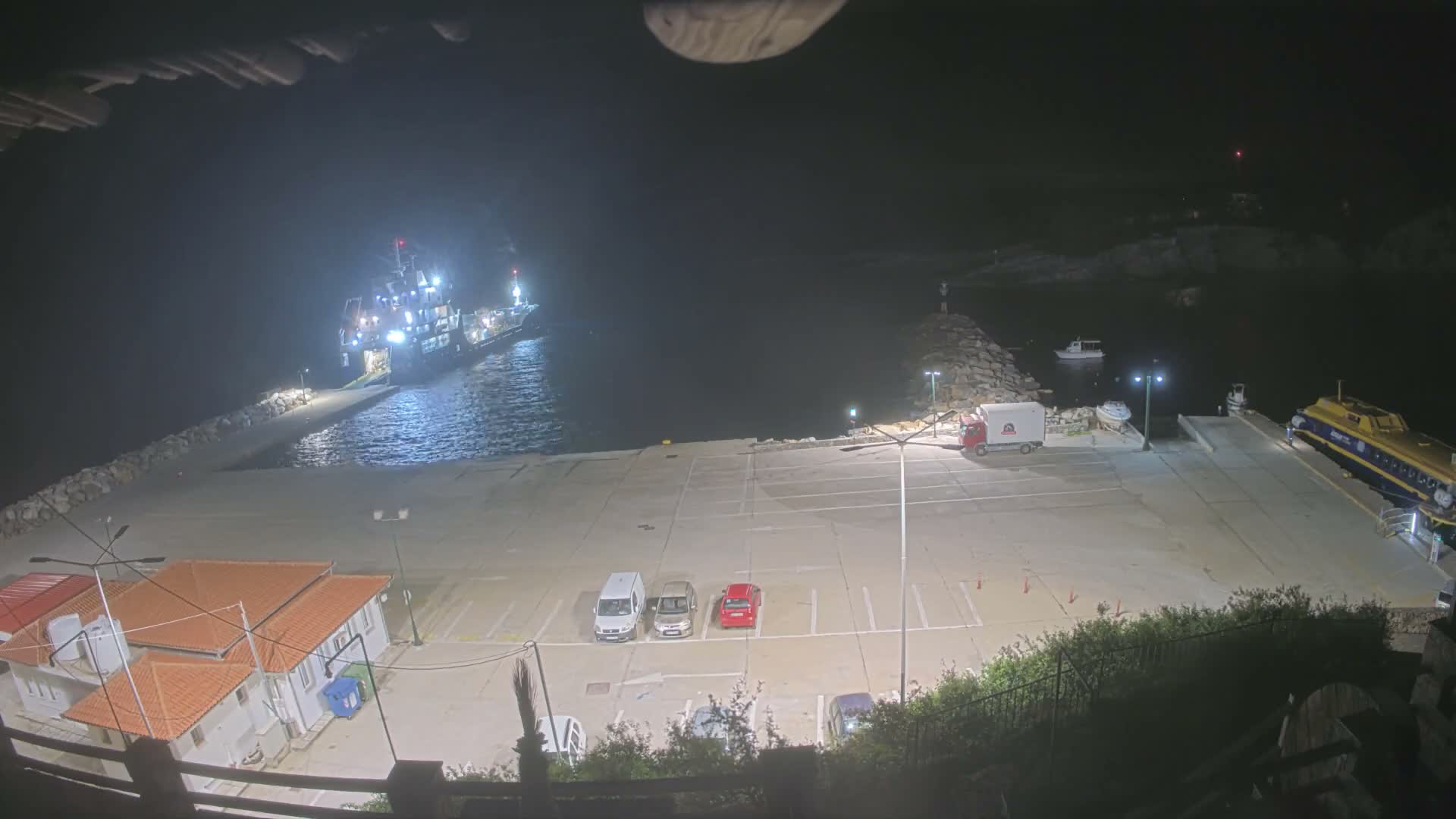 Patitiri, Alonnisos Commercial Port Live Cam - Pattiri, Alonnisos, Sporades, Thessaly & Central Greece (Thessalía), Greece