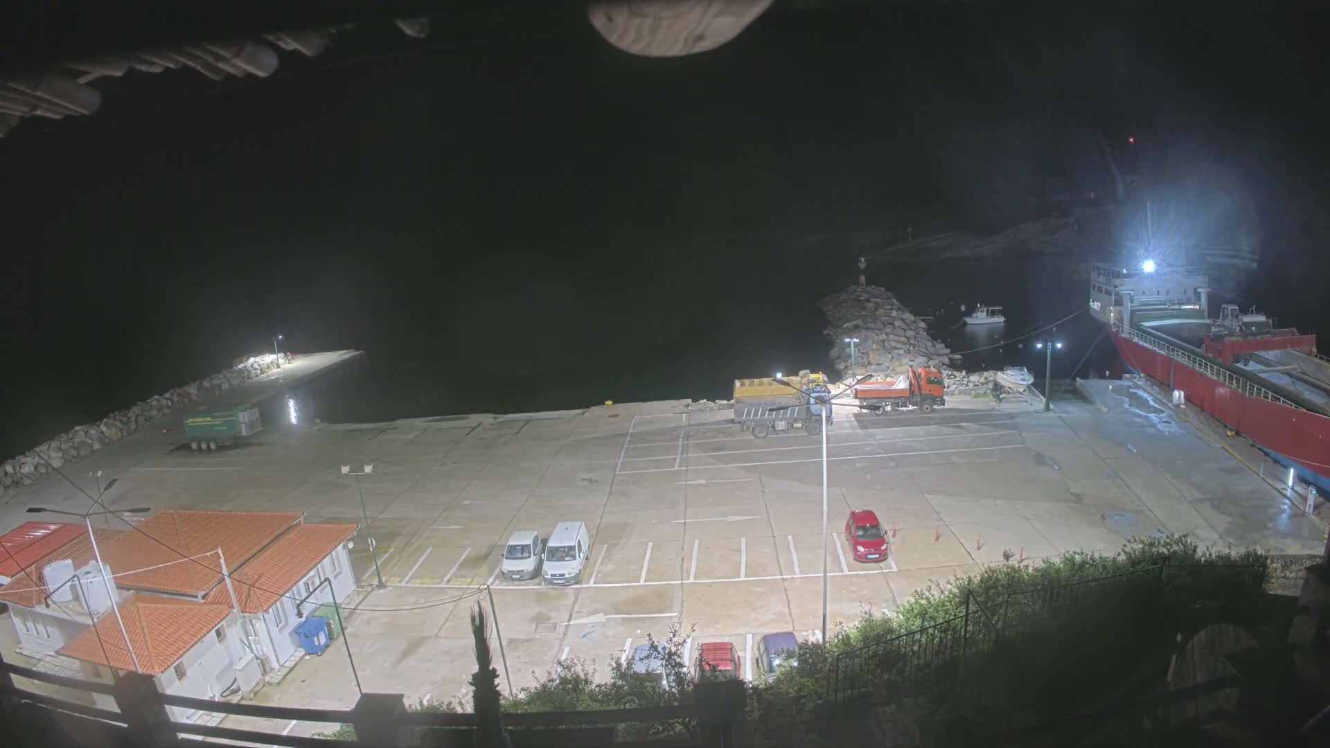Patitiri, Alonnisos Commercial Port Live Cam - Pattiri, Alonnisos, Sporades, Thessaly & Central Greece (Thessalía), Greece