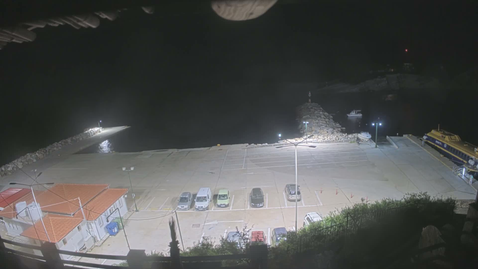 Patitiri, Alonnisos Commercial Port Live Cam - Pattiri, Alonnisos, Sporades, Thessaly & Central Greece (Thessalía), Greece
