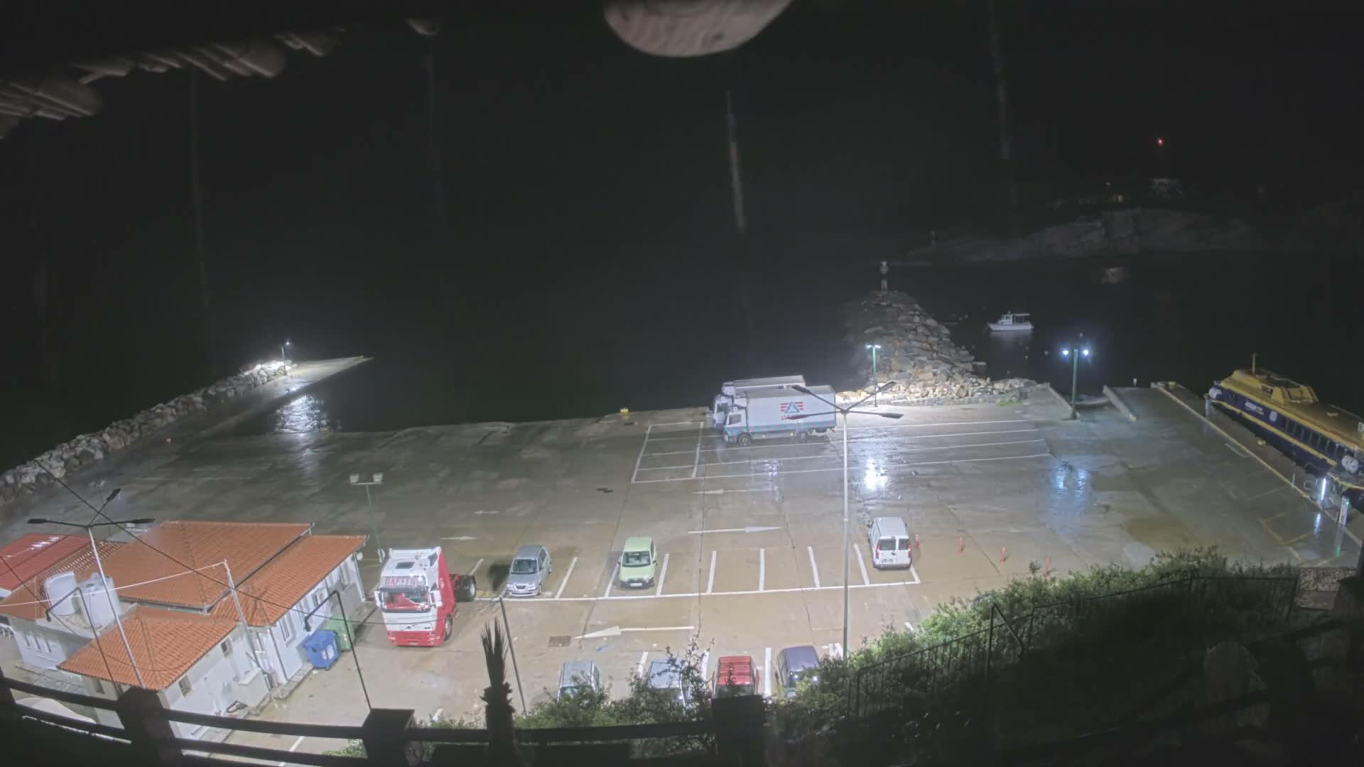 Patitiri, Alonnisos Commercial Port Live Cam - Pattiri, Alonnisos, Sporades, Thessaly & Central Greece (Thessalía), Greece