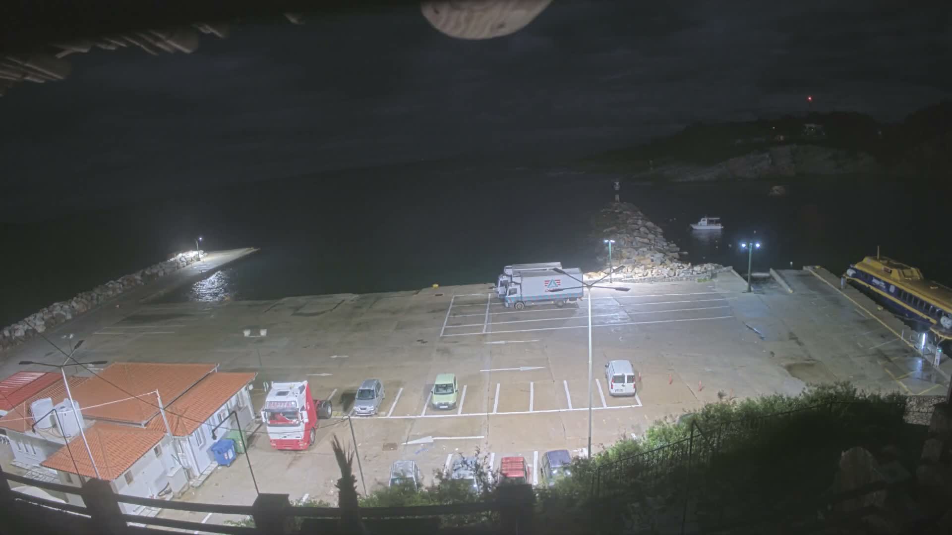 Patitiri, Alonnisos Commercial Port Live Cam - Pattiri, Alonnisos, Sporades, Thessaly & Central Greece (Thessalía), Greece