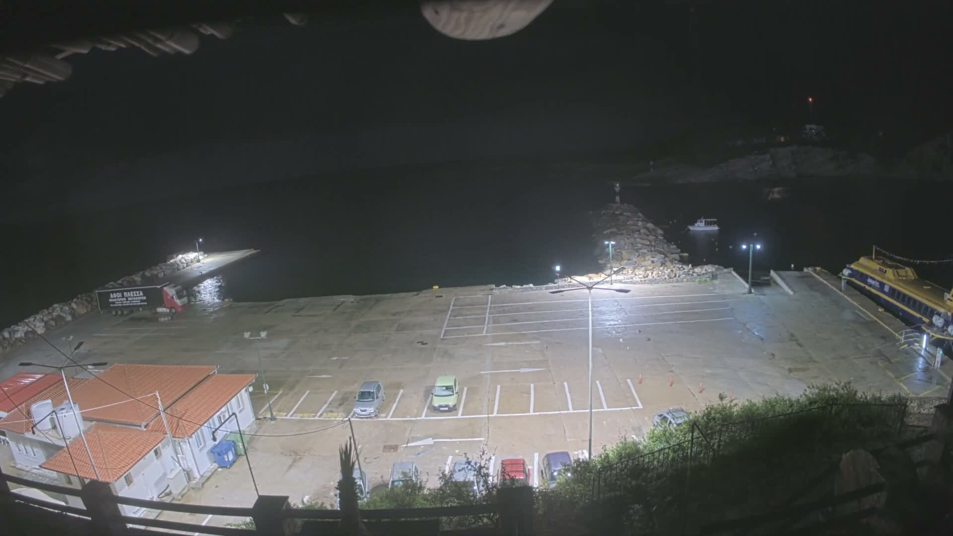 Patitiri, Alonnisos Commercial Port Live Cam - Pattiri, Alonnisos, Sporades, Thessaly & Central Greece (Thessalía), Greece