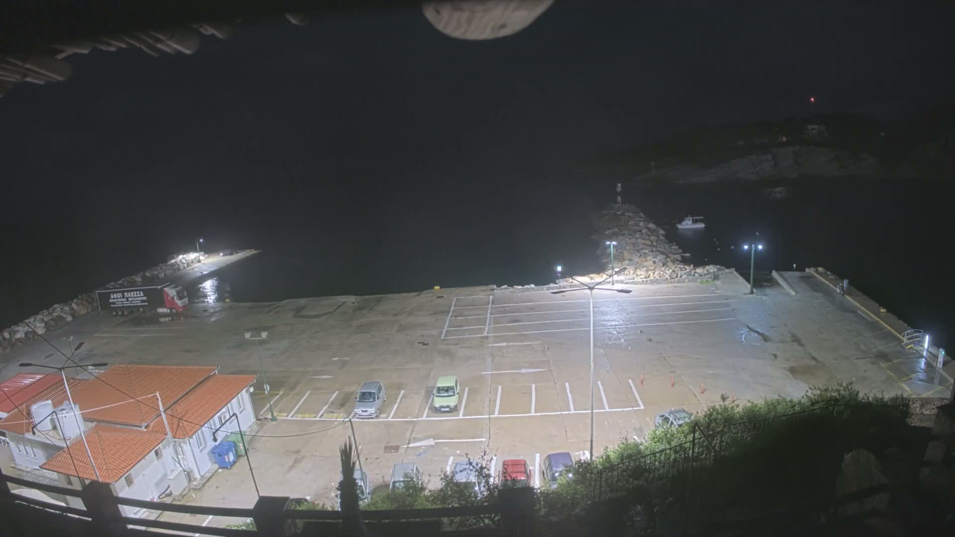 Patitiri, Alonnisos Commercial Port Live Cam - Pattiri, Alonnisos, Sporades, Thessaly & Central Greece (Thessalía), Greece