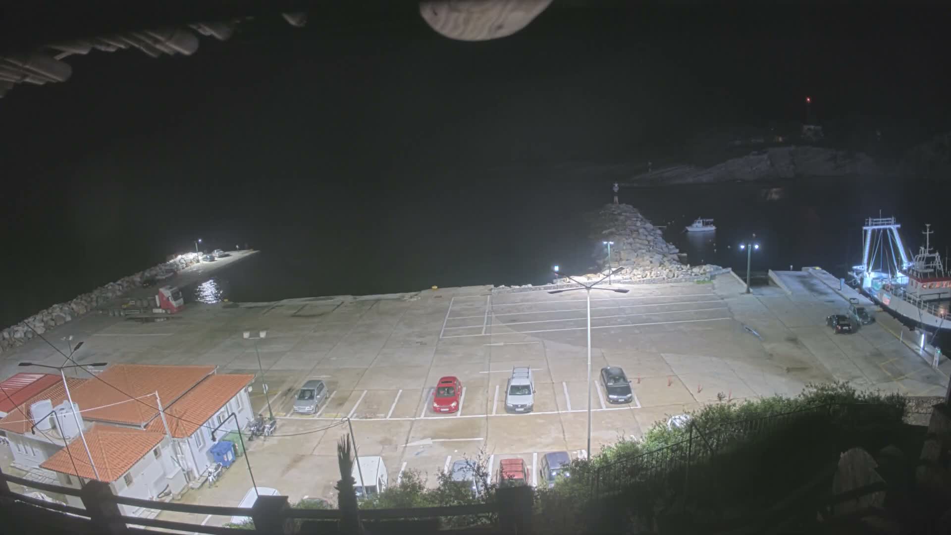 Patitiri, Alonnisos Commercial Port Live Cam - Pattiri, Alonnisos, Sporades, Thessaly & Central Greece (Thessalía), Greece