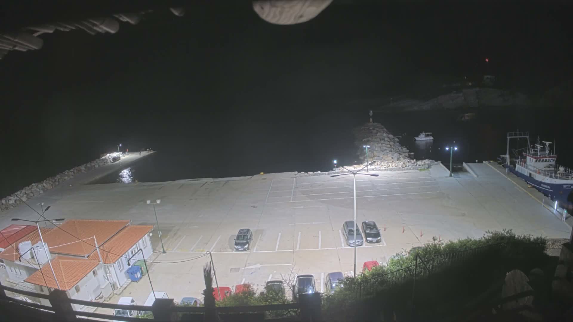 Patitiri, Alonnisos Commercial Port Live Cam - Pattiri, Alonnisos, Sporades, Thessaly & Central Greece (Thessalía), Greece