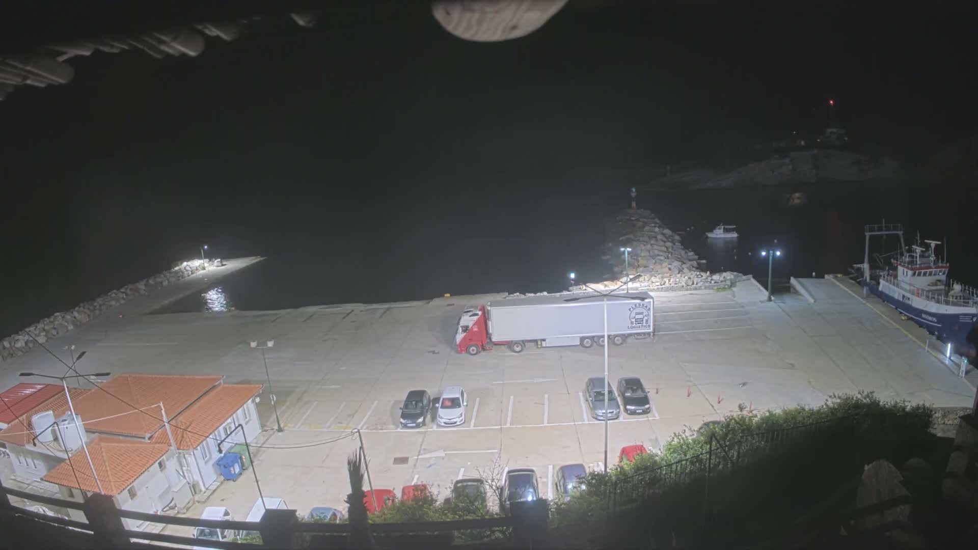 Patitiri, Alonnisos Commercial Port Live Cam - Pattiri, Alonnisos, Sporades, Thessaly & Central Greece (Thessalía), Greece