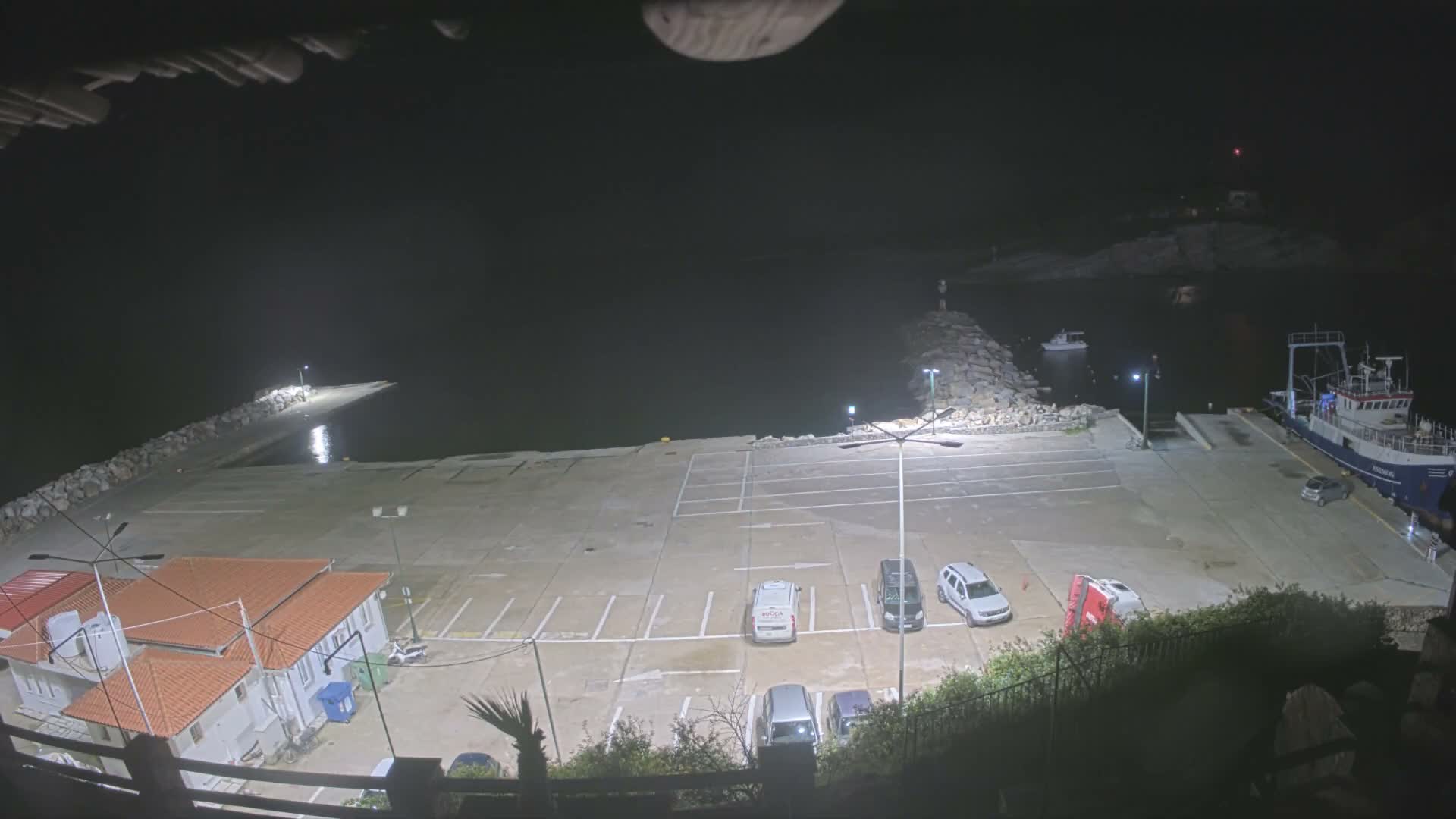 Patitiri, Alonnisos Commercial Port Live Cam - Pattiri, Alonnisos, Sporades, Thessaly & Central Greece (Thessalía), Greece