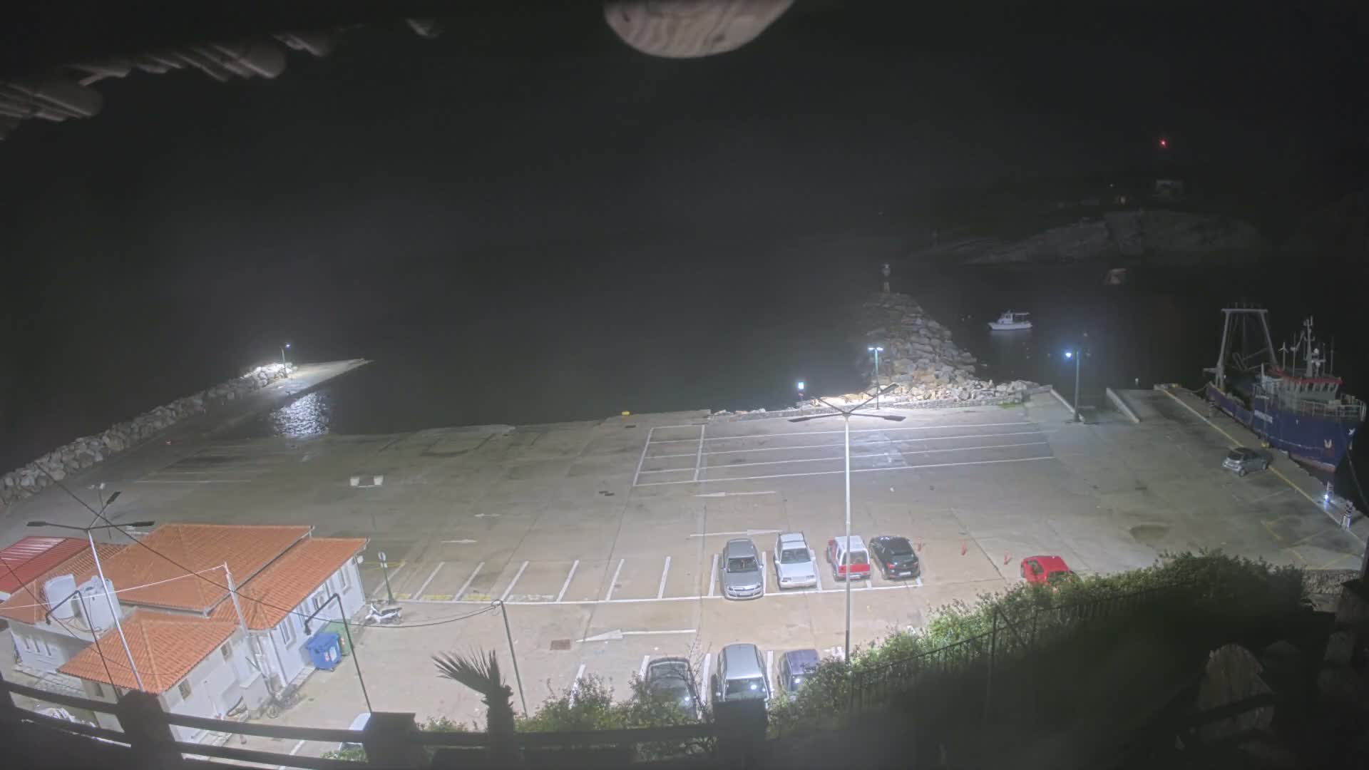 Patitiri, Alonnisos Commercial Port Live Cam - Pattiri, Alonnisos, Sporades, Thessaly & Central Greece (Thessalía), Greece