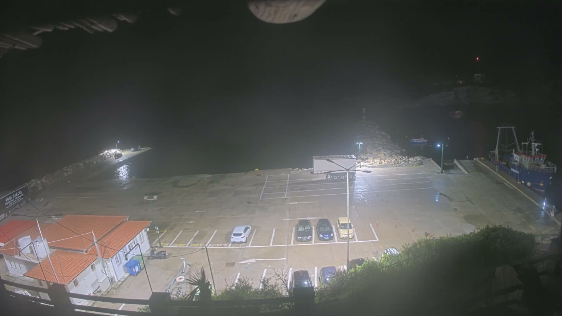 Patitiri, Alonnisos Commercial Port Live Cam - Pattiri, Alonnisos, Sporades, Thessaly & Central Greece (Thessalía), Greece