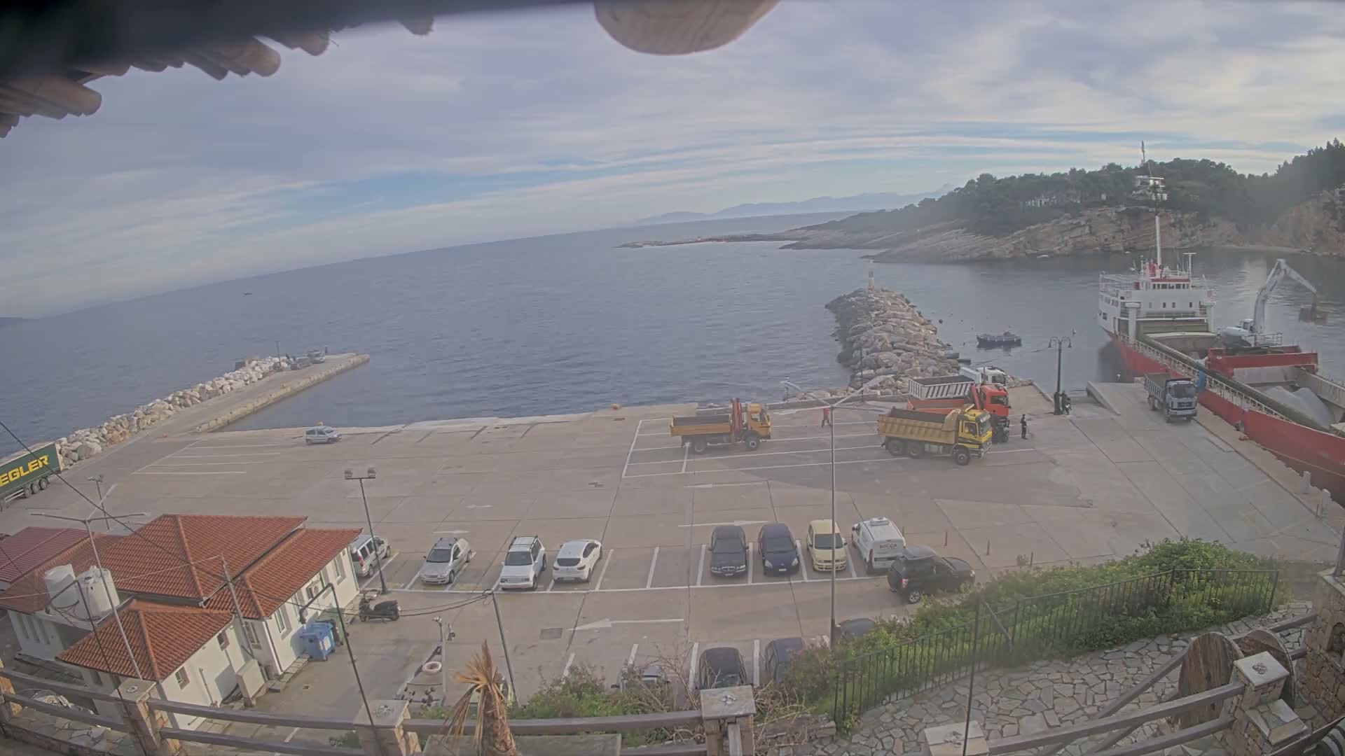 Patitiri, Alonnisos Commercial Port Live Cam - Pattiri, Alonnisos, Sporades, Thessaly & Central Greece (Thessalía), Greece