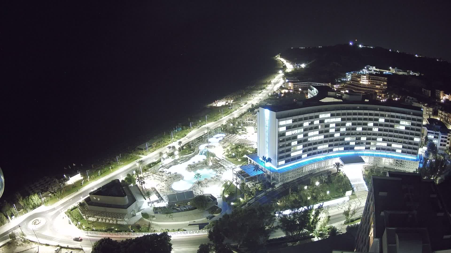 Rhodes, Paralia Ixia Beach Live Cam - Ialysos, Rhodes (Ródos), Dodacanese, South Aegean (Periféreia Notíou Aigaíou), Greece