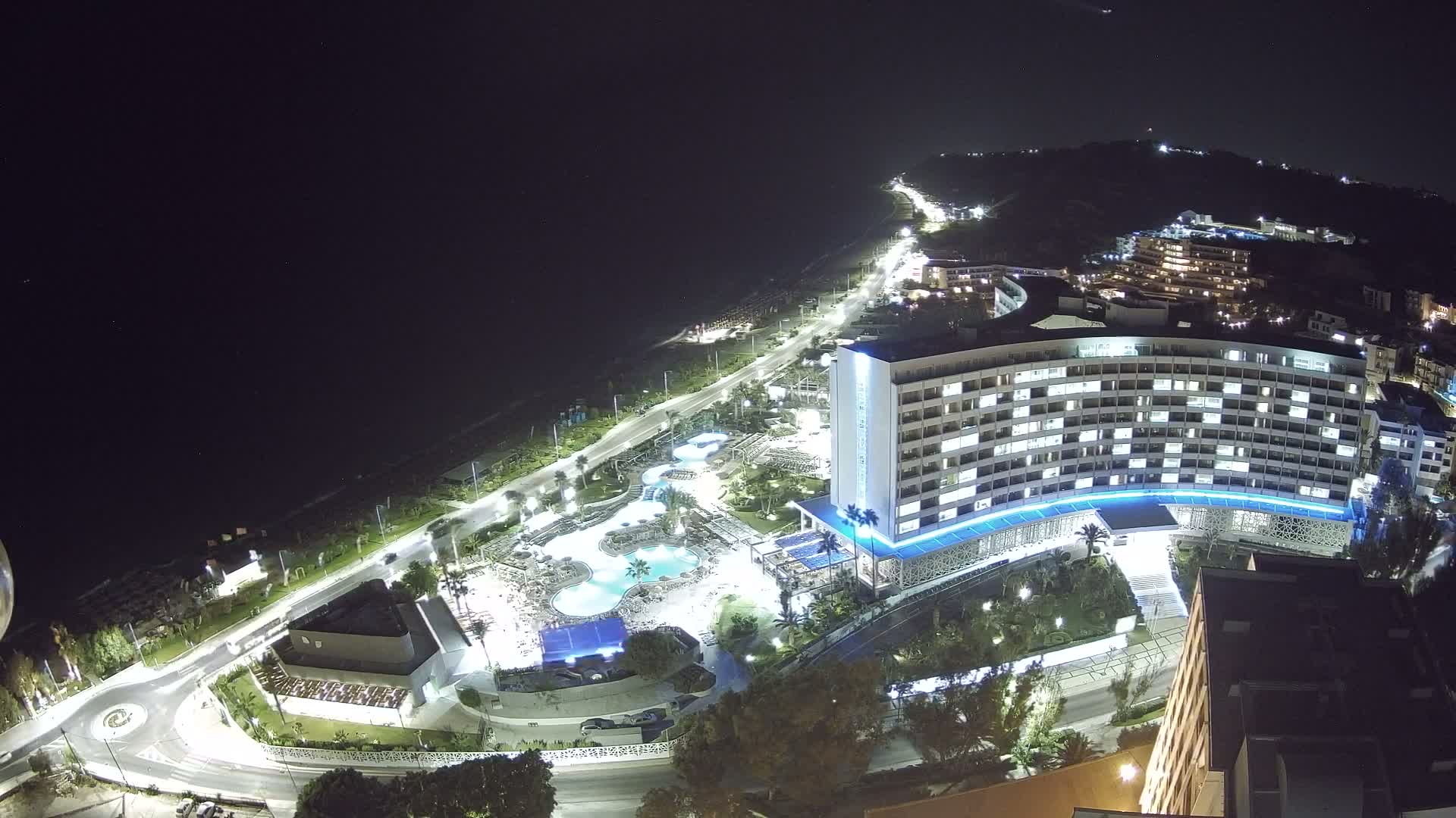 Rhodes, Paralia Ixia Beach Live Cam - Ialysos, Rhodes (Ródos), Dodacanese, South Aegean (Periféreia Notíou Aigaíou), Greece