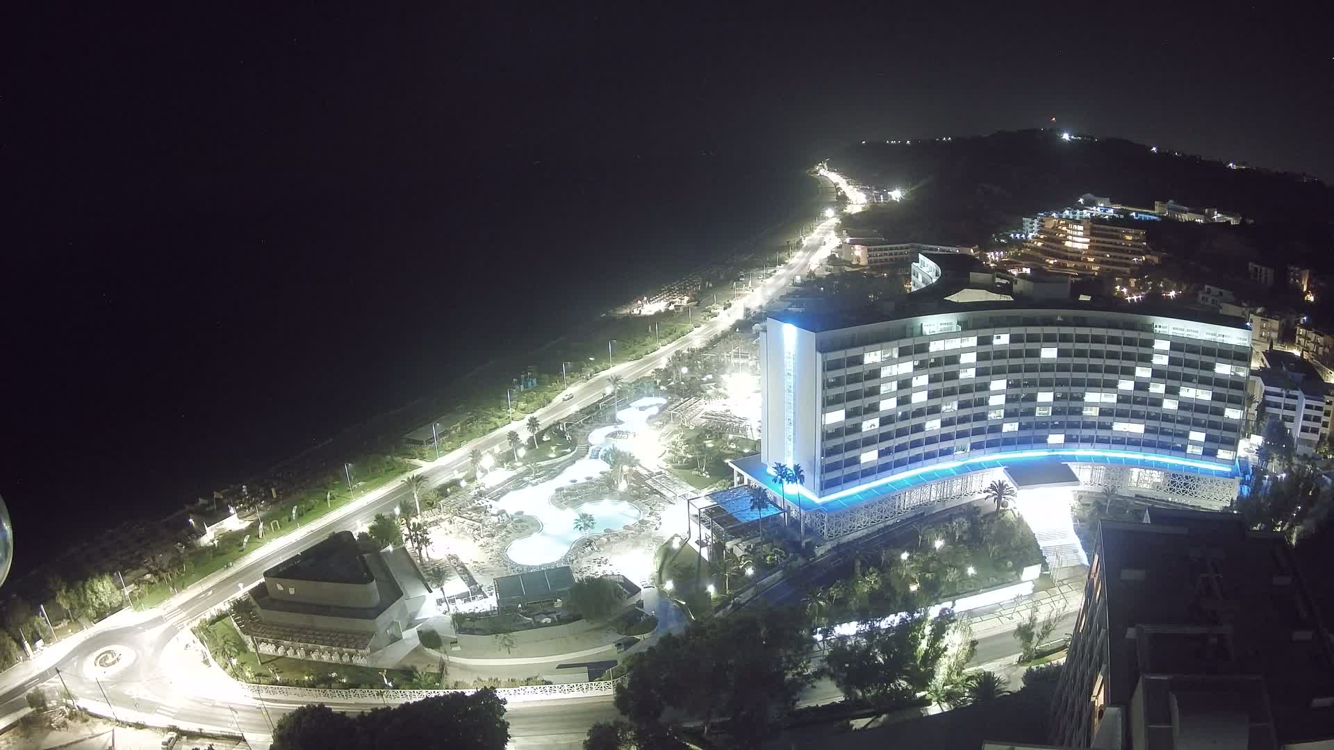 Rhodes, Paralia Ixia Beach Live Cam - Ialysos, Rhodes (Ródos), Dodacanese, South Aegean (Periféreia Notíou Aigaíou), Greece