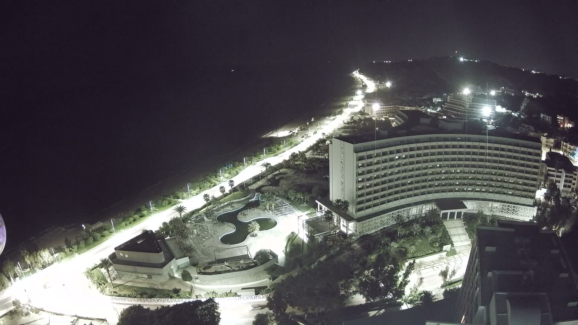 Rhodes, Paralia Ixia Beach Live Cam - Ialysos, Rhodes (Ródos), Dodacanese, South Aegean (Periféreia Notíou Aigaíou), Greece