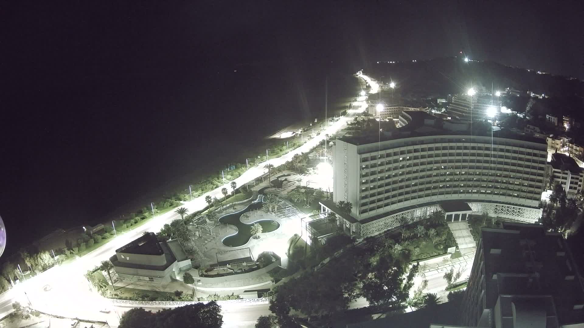 Rhodes, Paralia Ixia Beach Live Cam - Ialysos, Rhodes (Ródos), Dodacanese, South Aegean (Periféreia Notíou Aigaíou), Greece