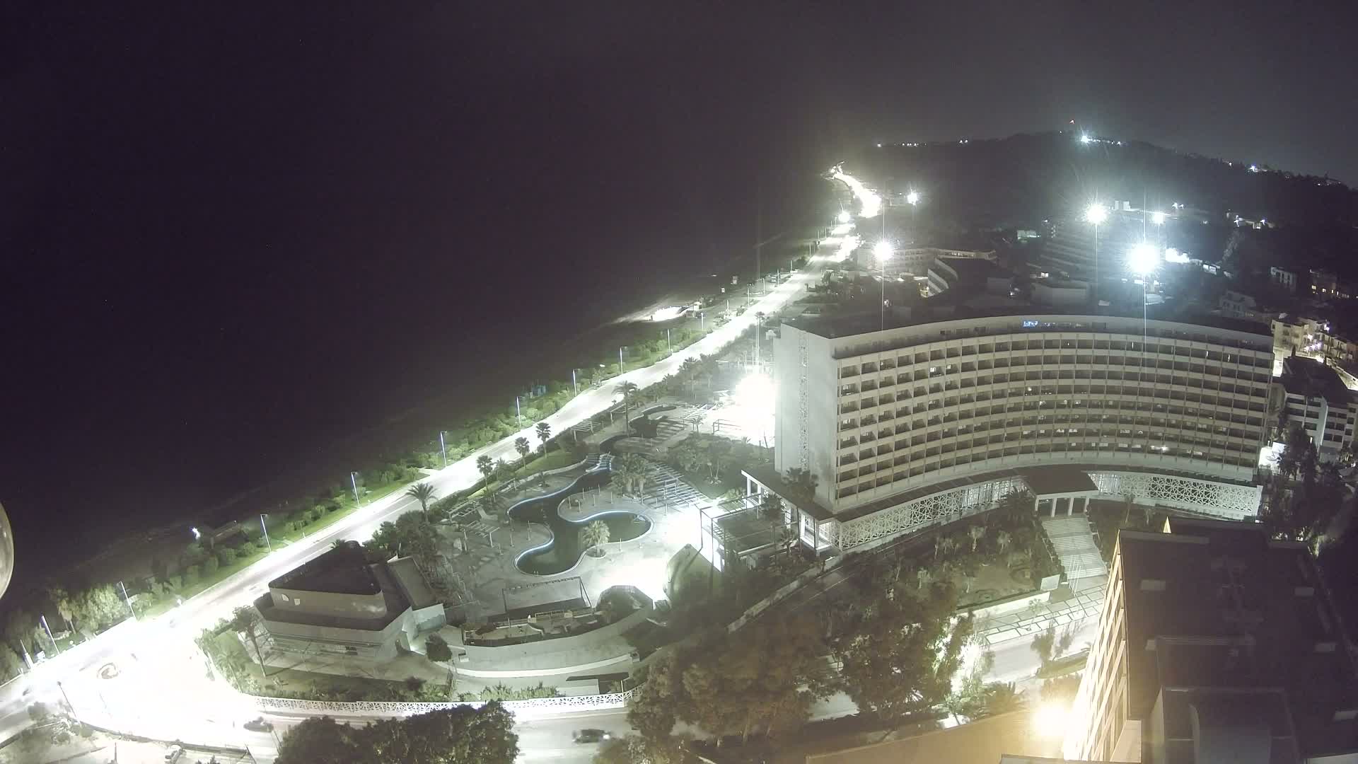 Rhodes, Paralia Ixia Beach Live Cam - Ialysos, Rhodes (Ródos), Dodacanese, South Aegean (Periféreia Notíou Aigaíou), Greece