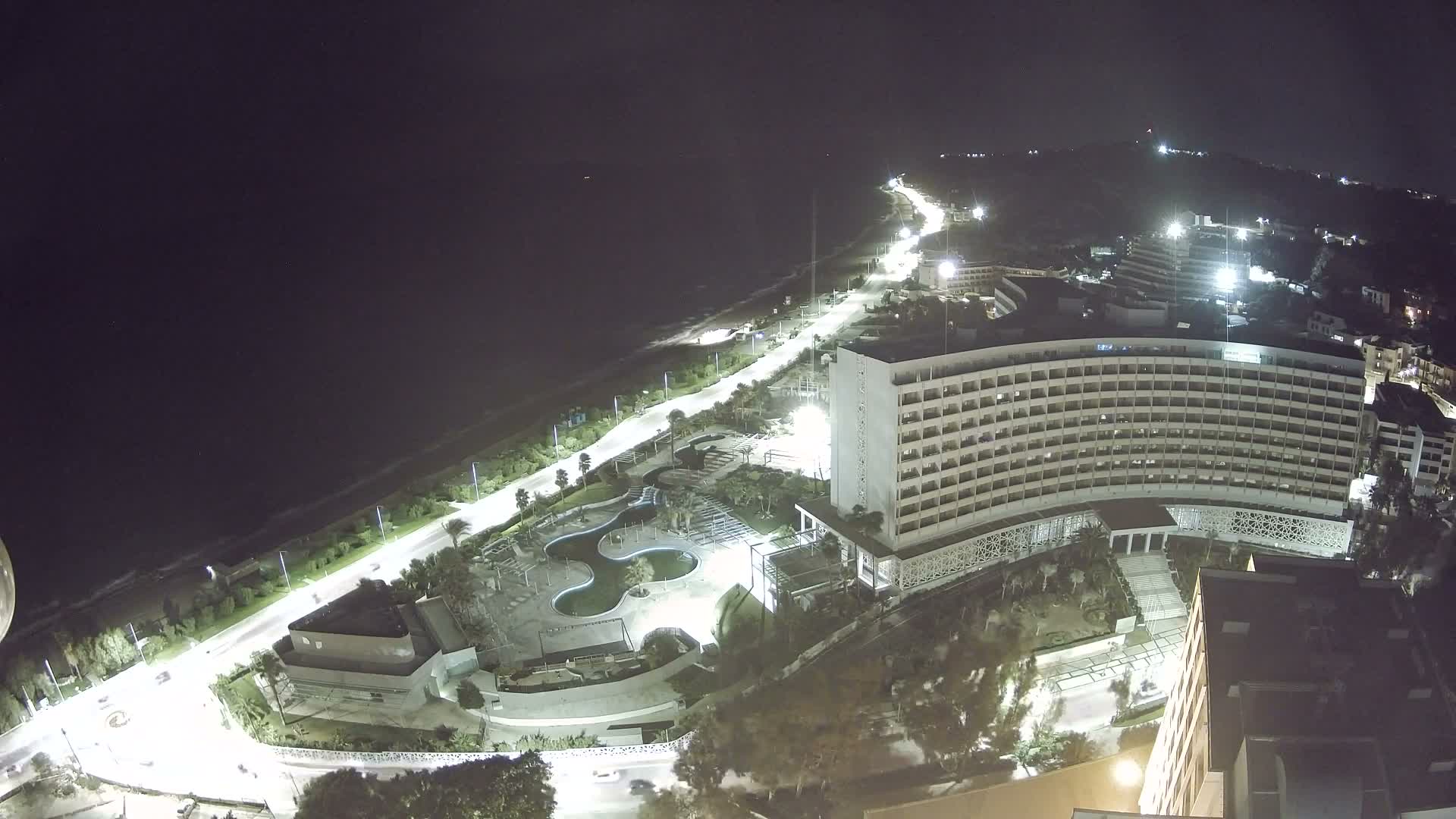 Rhodes, Paralia Ixia Beach Live Cam - Ialysos, Rhodes (Ródos), Dodacanese, South Aegean (Periféreia Notíou Aigaíou), Greece