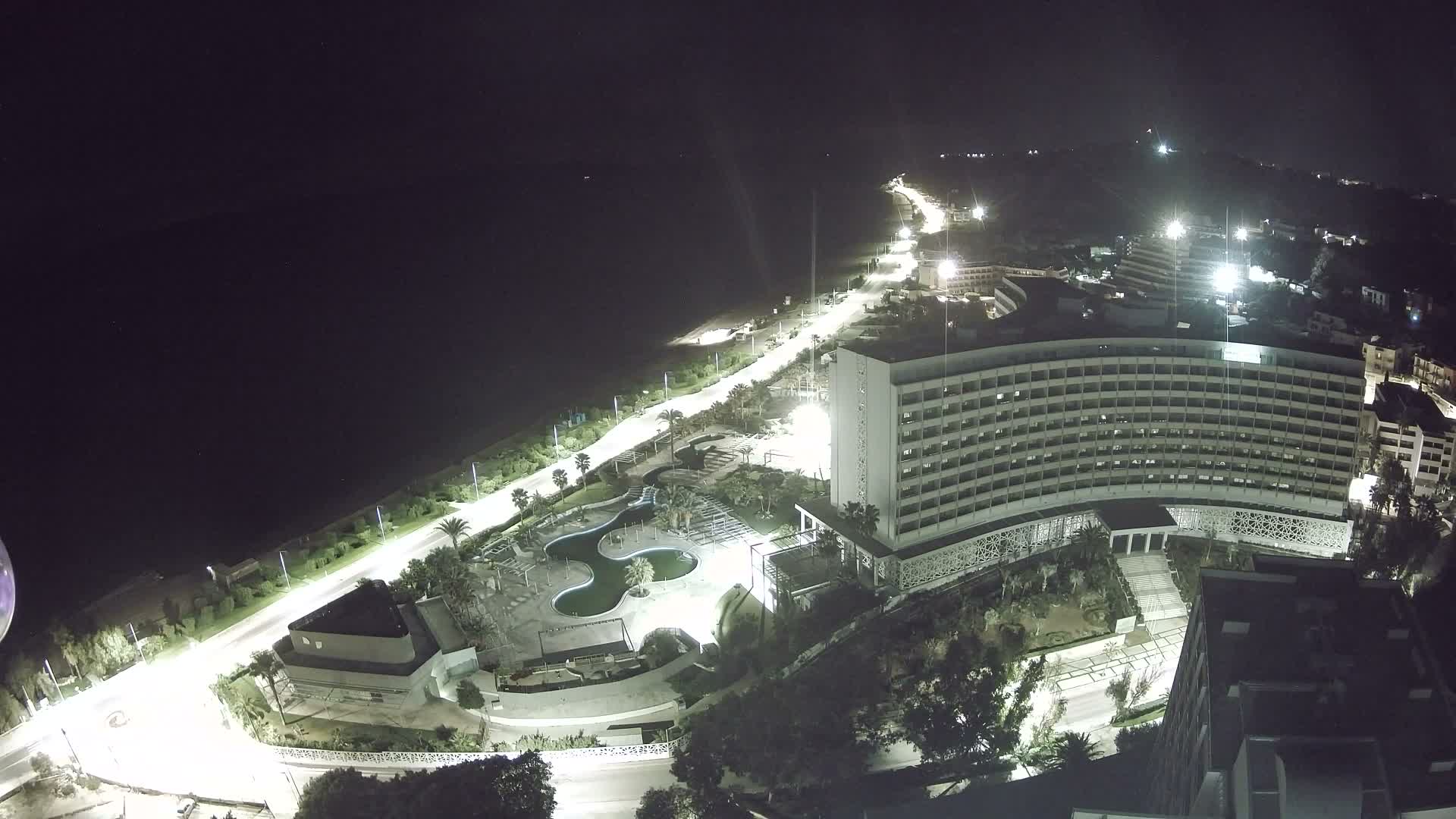 Rhodes, Paralia Ixia Beach Live Cam - Ialysos, Rhodes (Ródos), Dodacanese, South Aegean (Periféreia Notíou Aigaíou), Greece