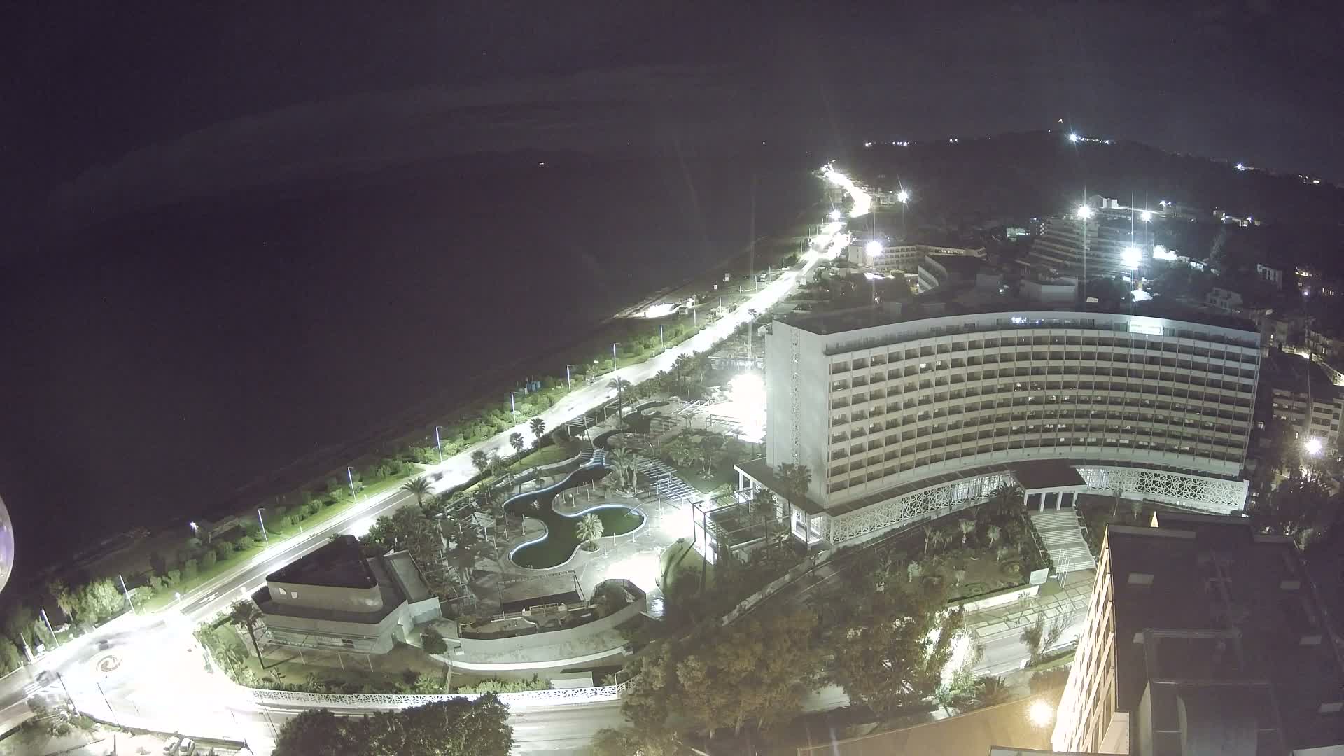 Rhodes, Paralia Ixia Beach Live Cam - Ialysos, Rhodes (Ródos), Dodacanese, South Aegean (Periféreia Notíou Aigaíou), Greece